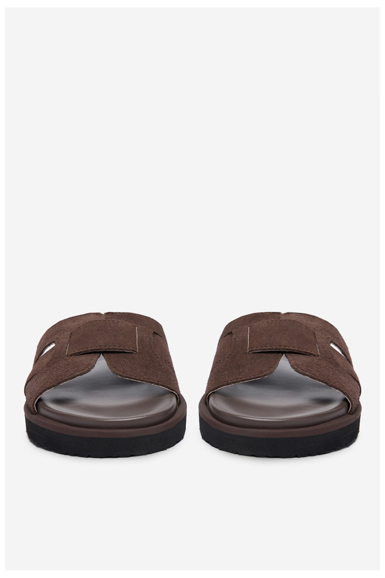 Klapki Gino Rossi C-LB-P2170 Brązowy ciemny