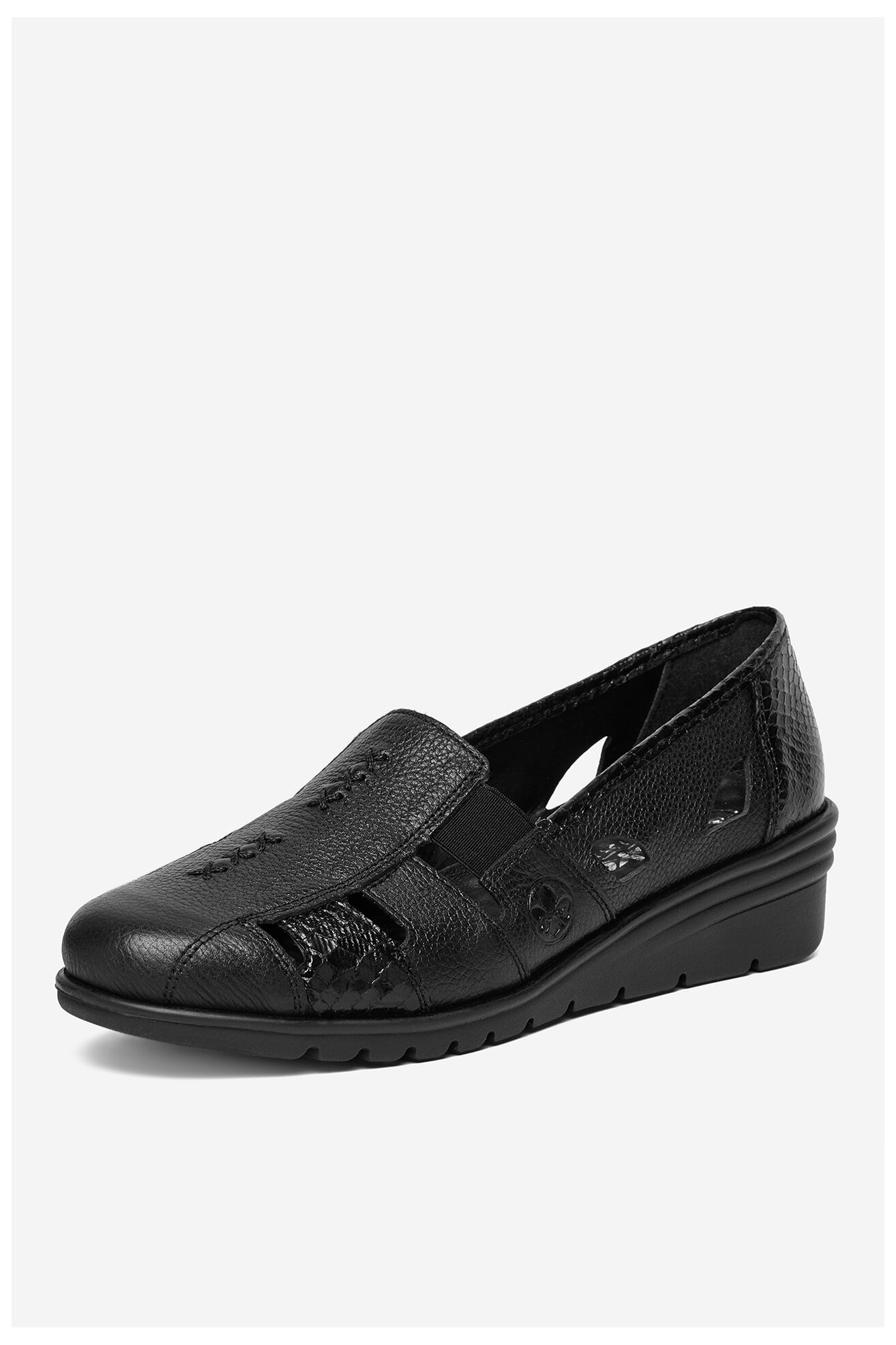 Половинки обувки Rieker CEO-L5358-00 ЧЕРЕН