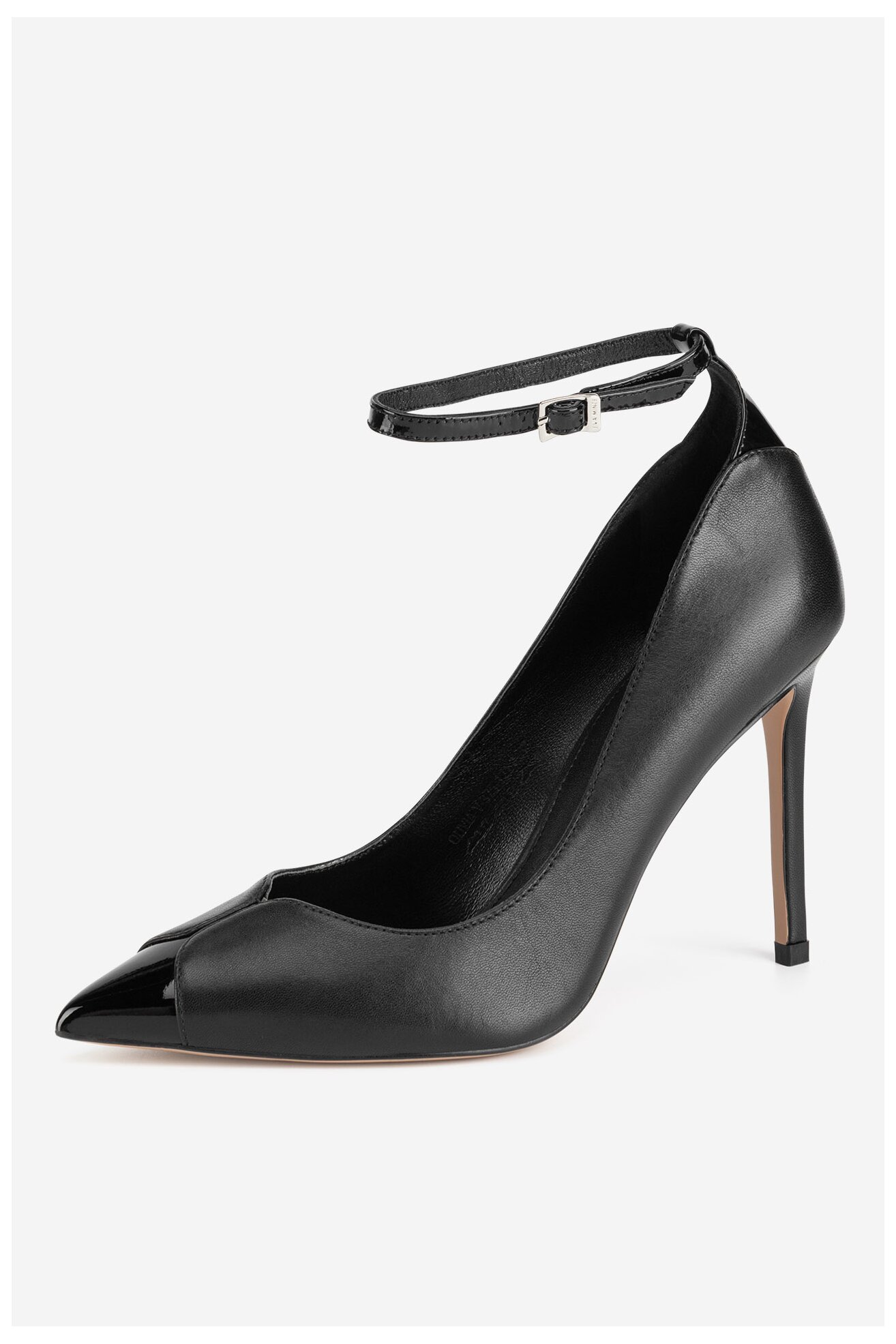 Pantofi cu toc EVA MINGE OLIVIA-V-375-121-1 NEGRU