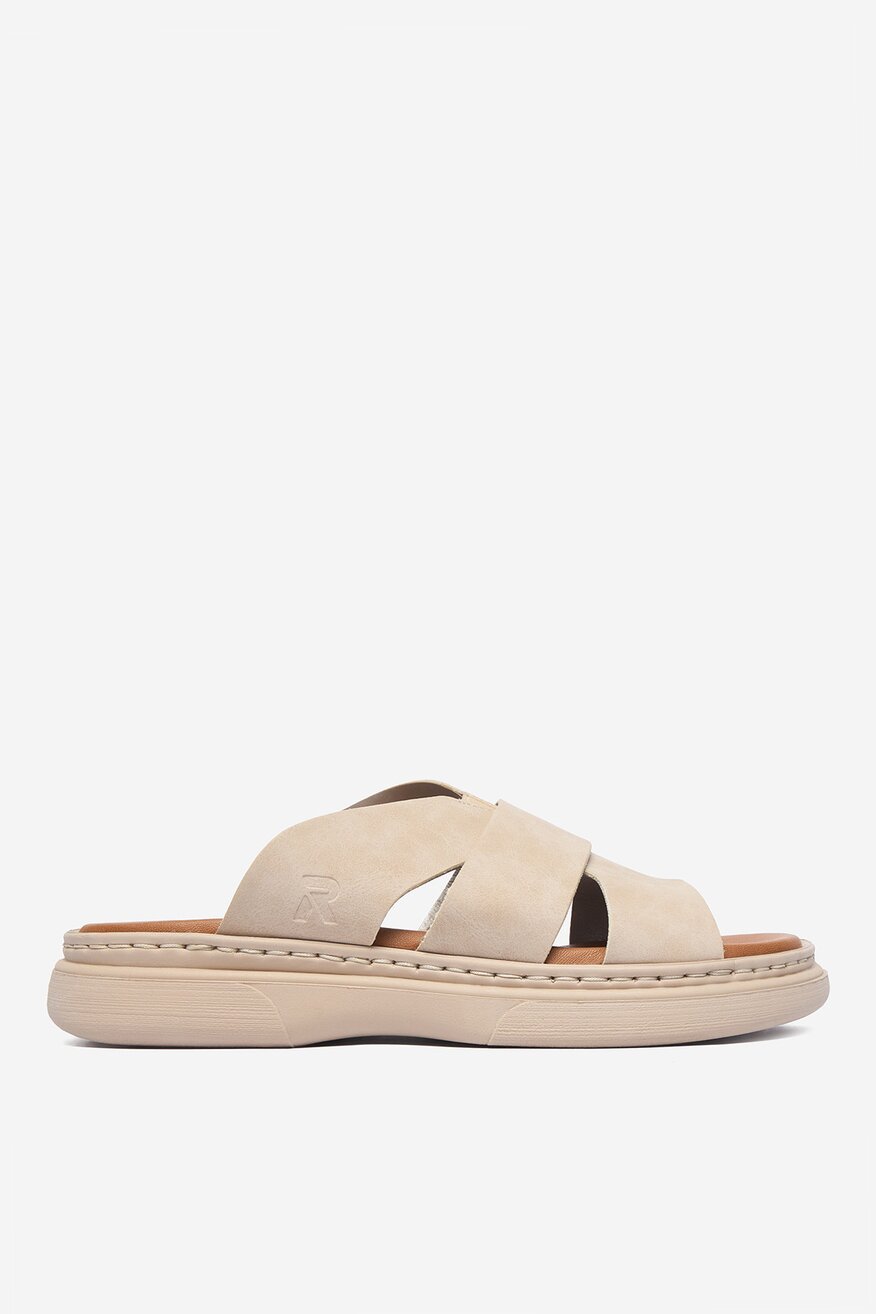 
                        Klapki Rieker CEO-V3089-62 Beżowy - 5906751763995