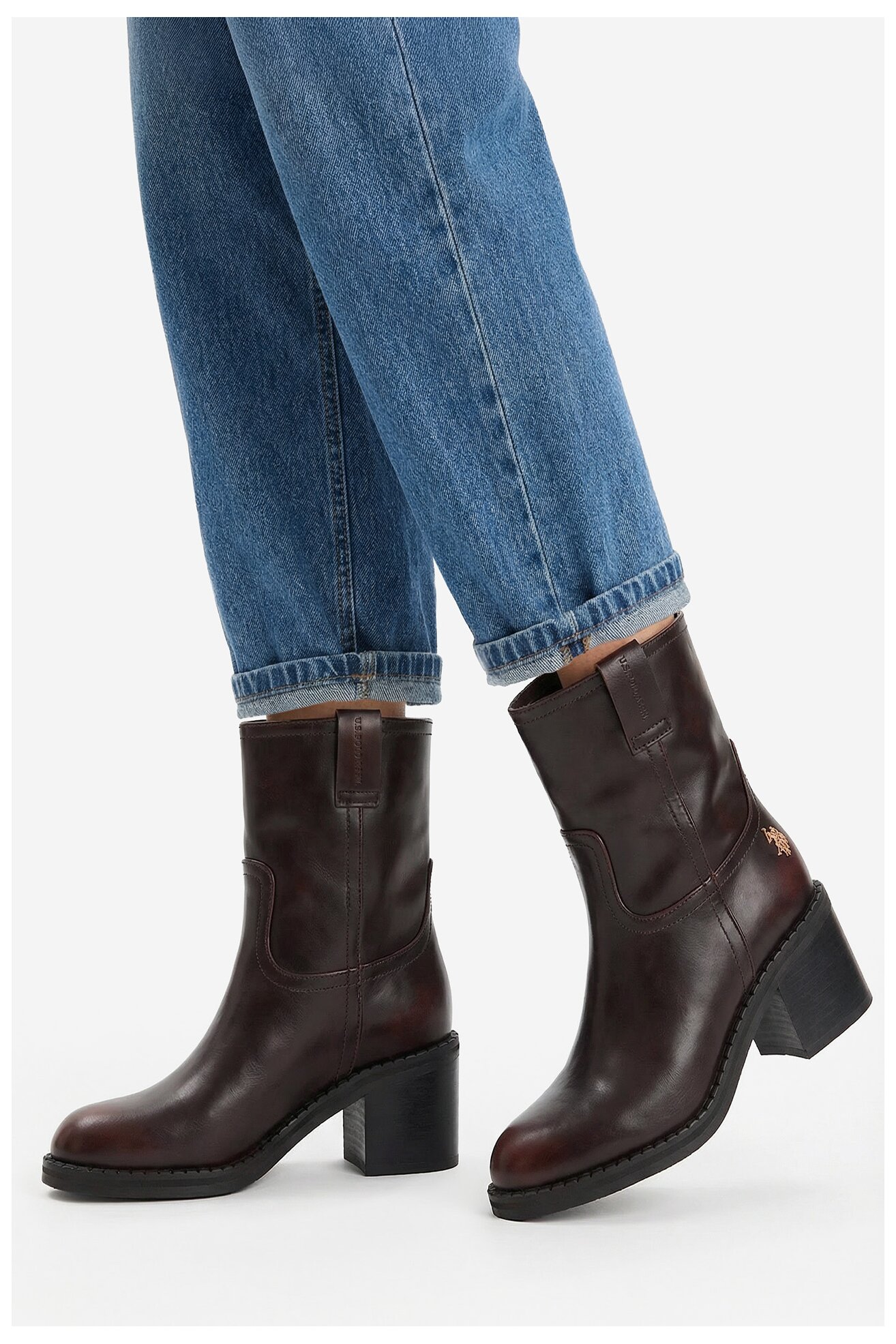 Botki U.S. POLO ASSN. EO-KATIA001W/EY1 Brązowy