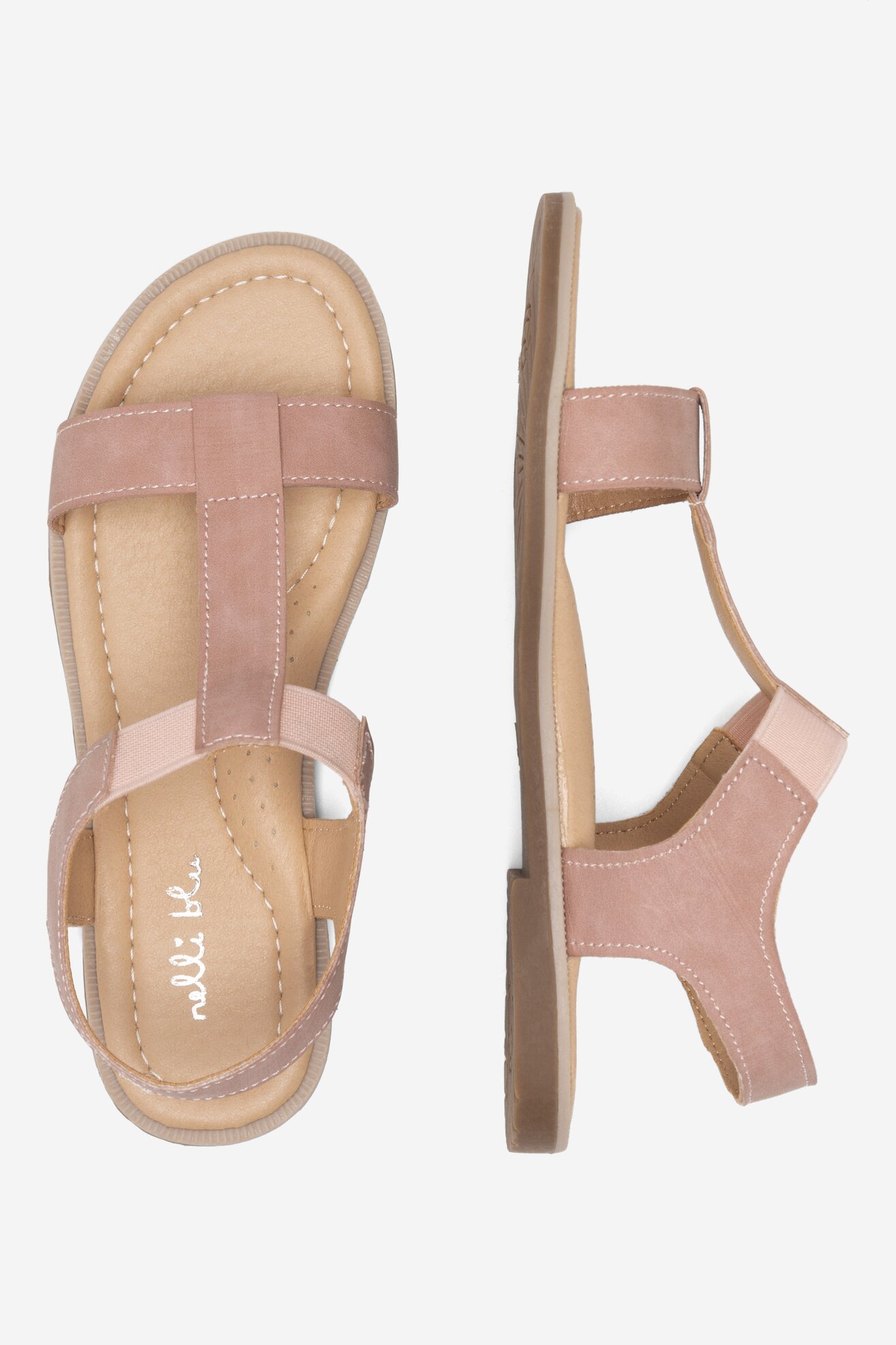 Szandál Nelli Blu CS166-3 RÓZSASZÍN