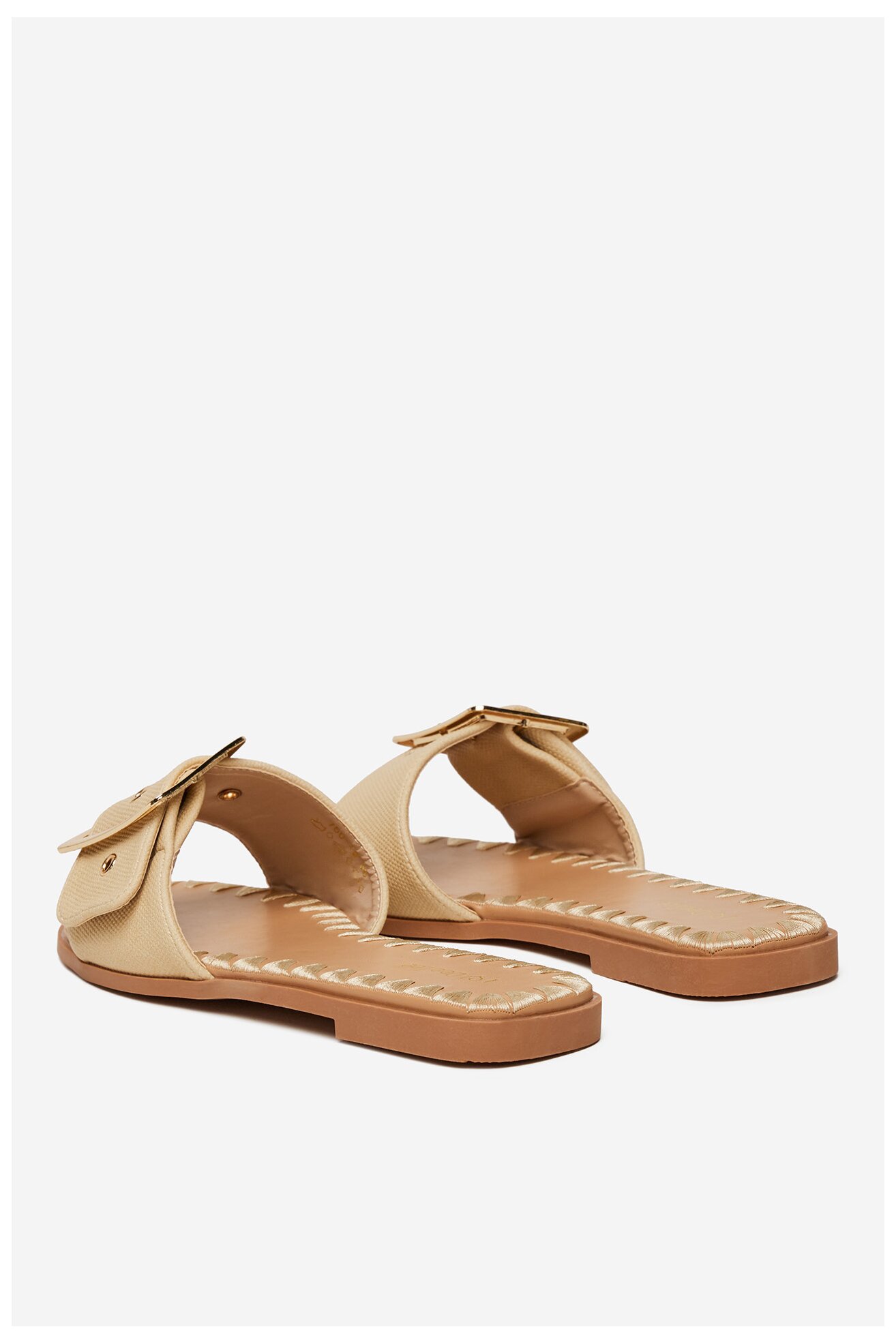 Klapki DeeZee 760-4 Beżowy