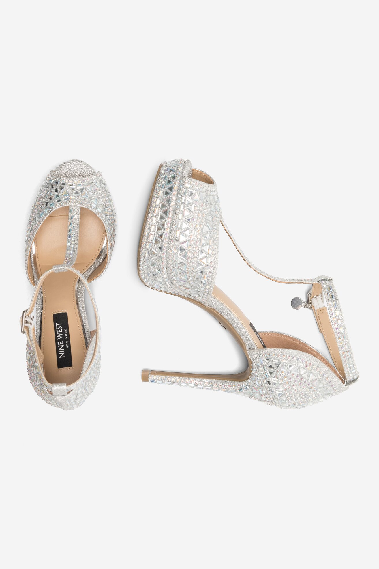 Сандали NINE WEST NISA SY015-1NW СРЕБРИСТ