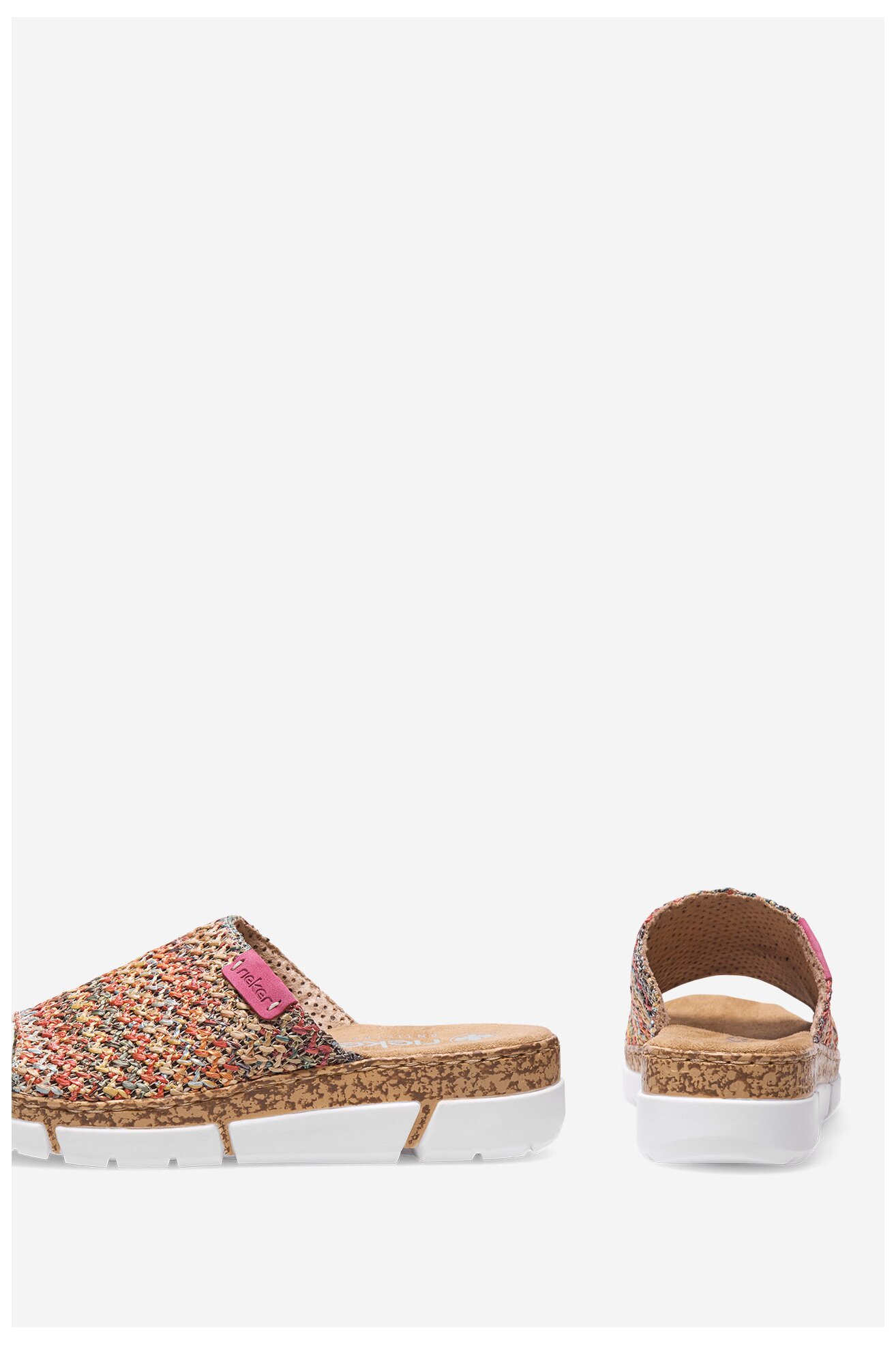 Klapki Rieker V2369-90 MIX