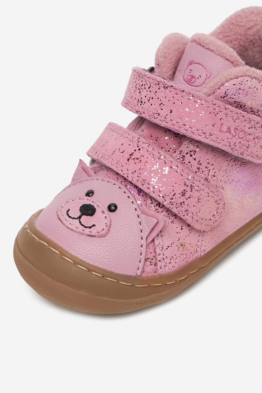Šněrovací vyšší obuv Lasocki Kids RŮŽOVÁ - 5906751239452