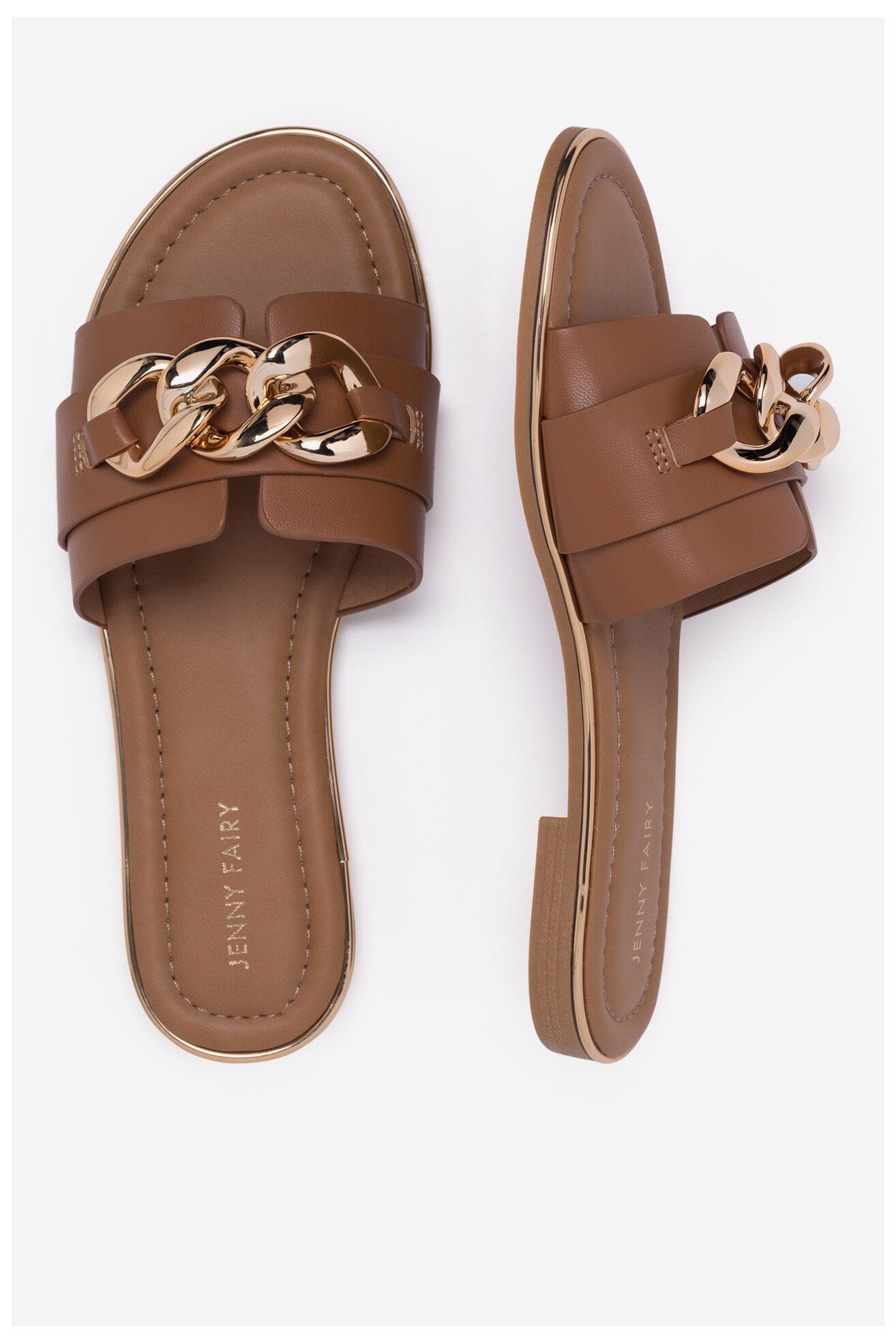 Klapki Jenny WFA2738-1 Camel