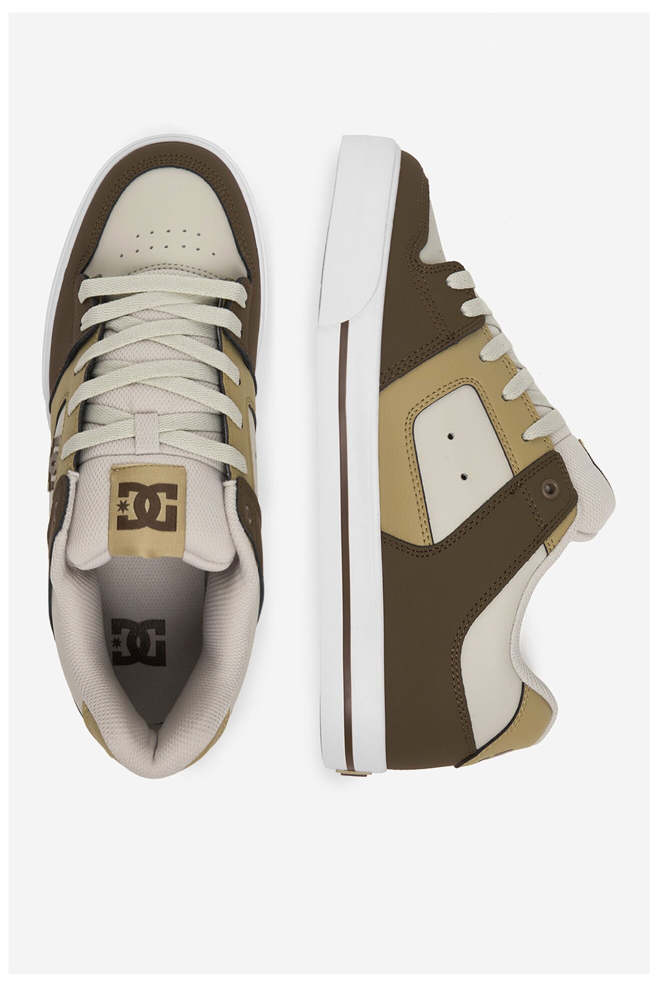 Кросівки спортивні DC Shoes EO-PURE DC01782210 КОРИЧНЕВИЙ