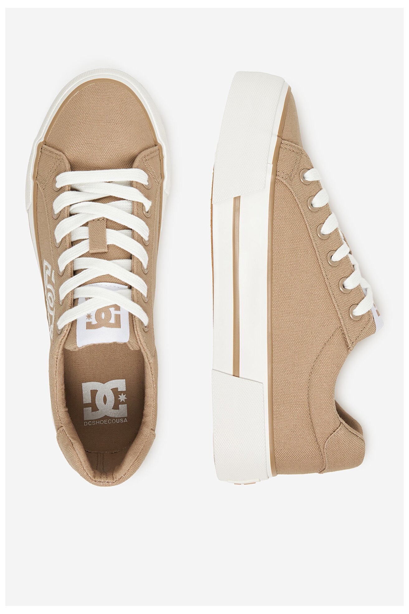 Pantofi pânză DC Shoes CEO-SS25-3C098 BEJ