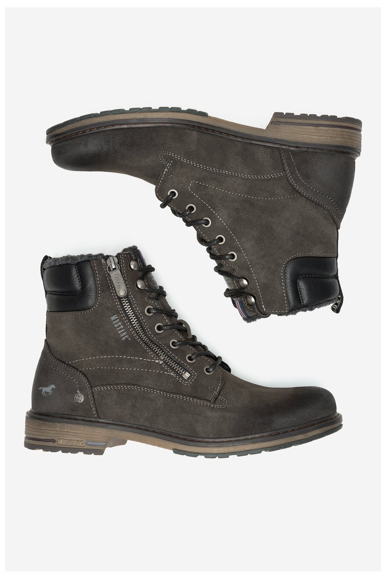 Черевики Mustang 4157-609 СІРИЙ