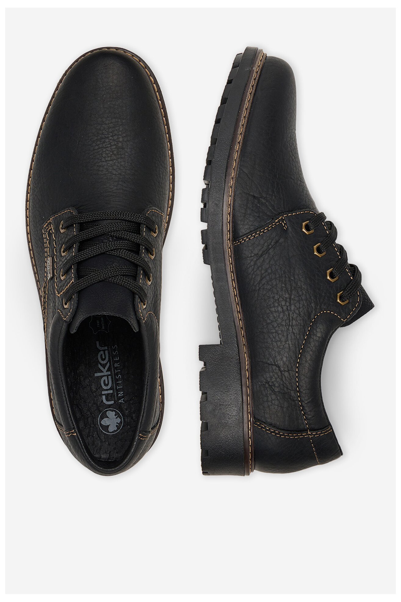 Половинки обувки Rieker B4610-00 ЧЕРЕН