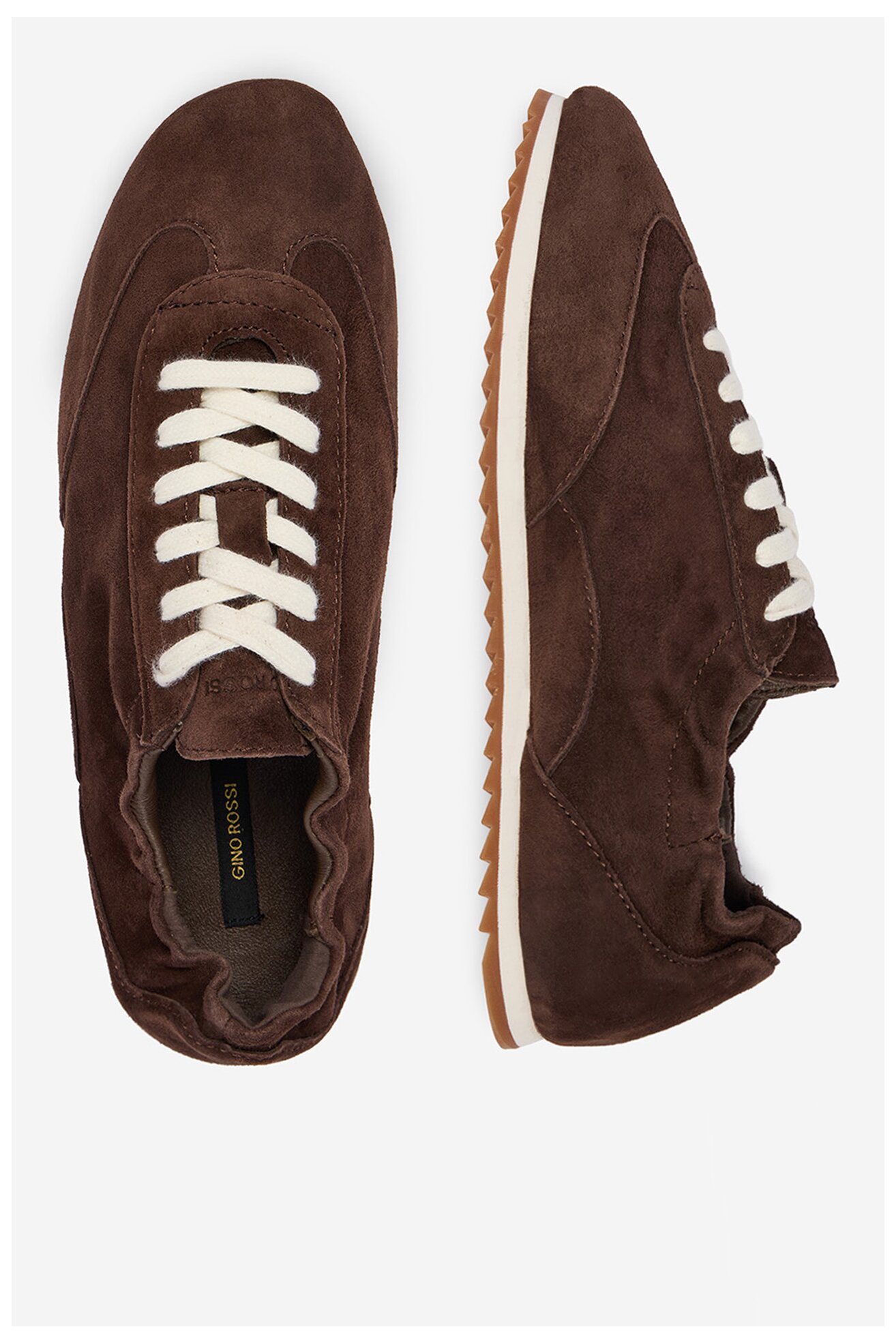 Половинки обувки Gino Rossi C-GR025 ТЪМНОКАФЯВ