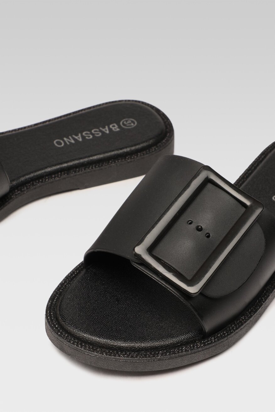 Bassano - Klapki czarne - 5903698402611