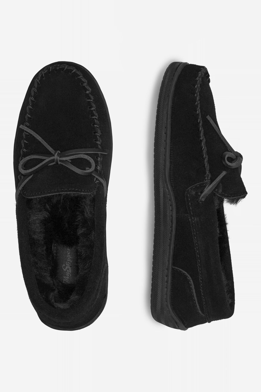 
                MYSLIPPERS - Skórzane kapcie - 2230055898439