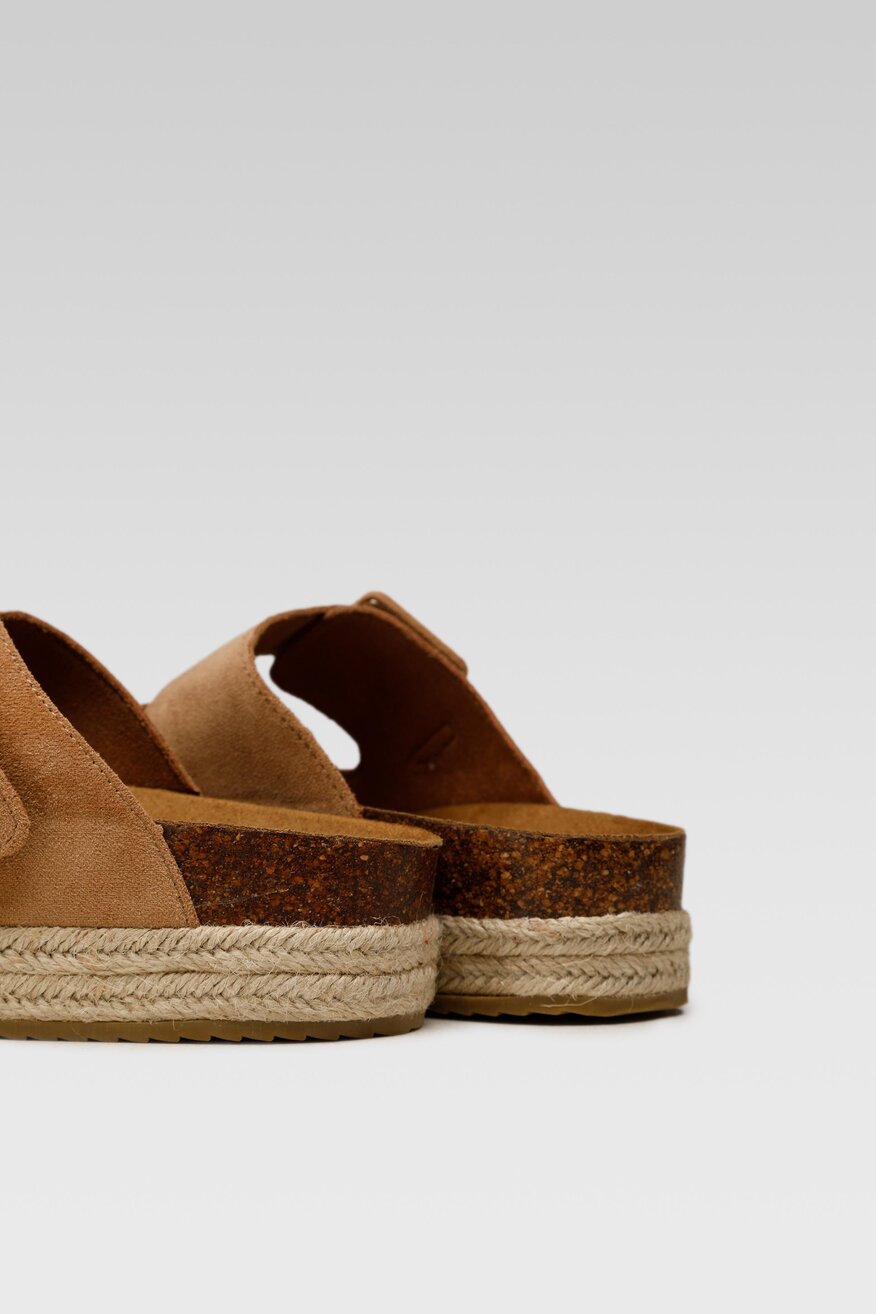 
                Jenny Fairy - Klapki boho beżowe - 5904248664114