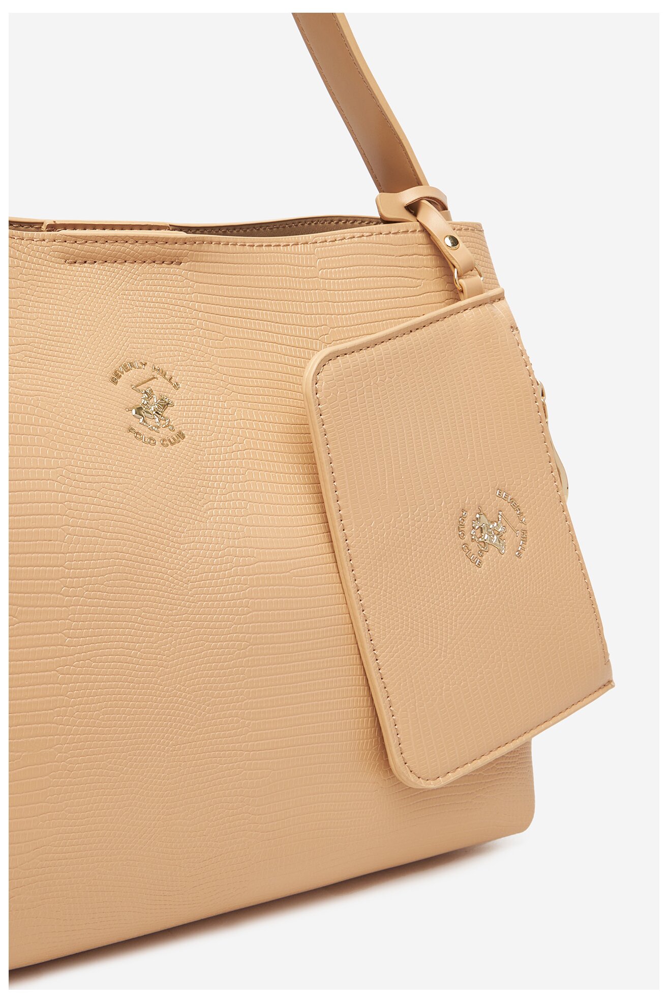 Kézitáska Beverly Hills Polo Club BHPC-W-04-A23 BÉZS