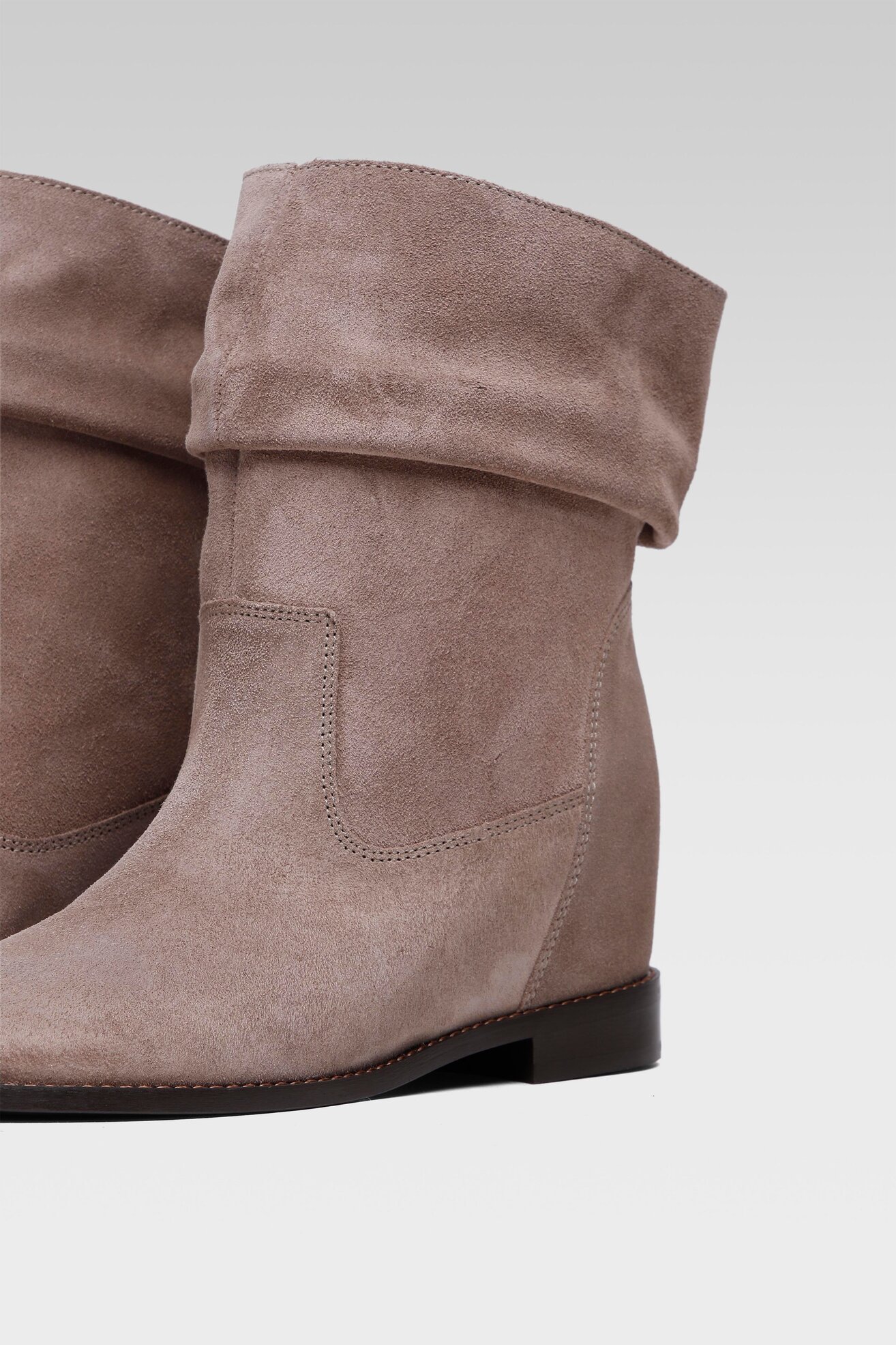 Botki Badura ALEGRA-08 Szary jasny