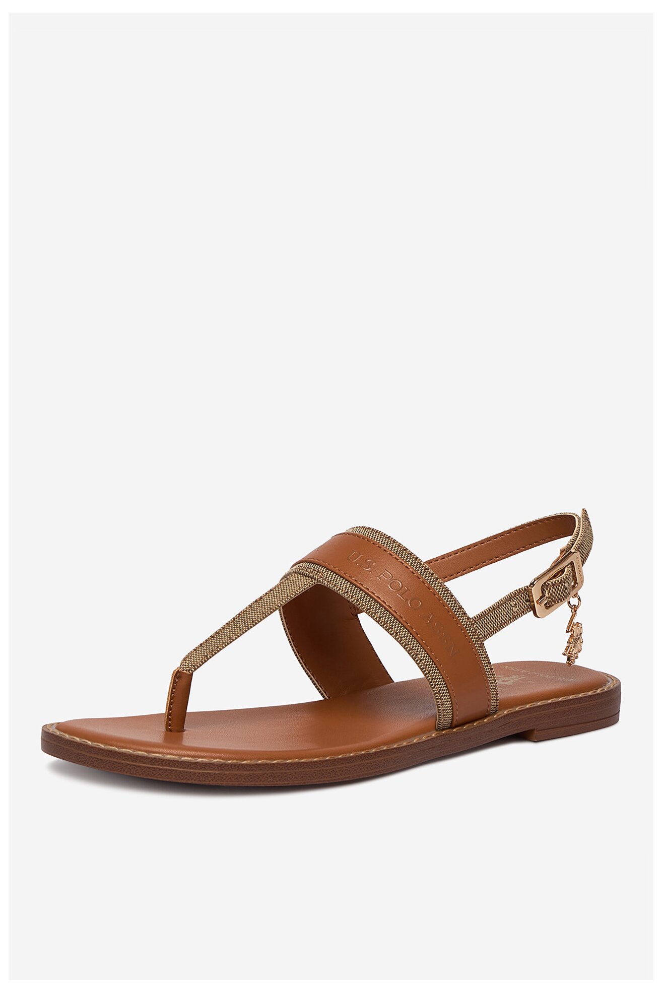 Sandały U.S. POLO ASSN. EO-CASSIE001W/6TY1 Camel