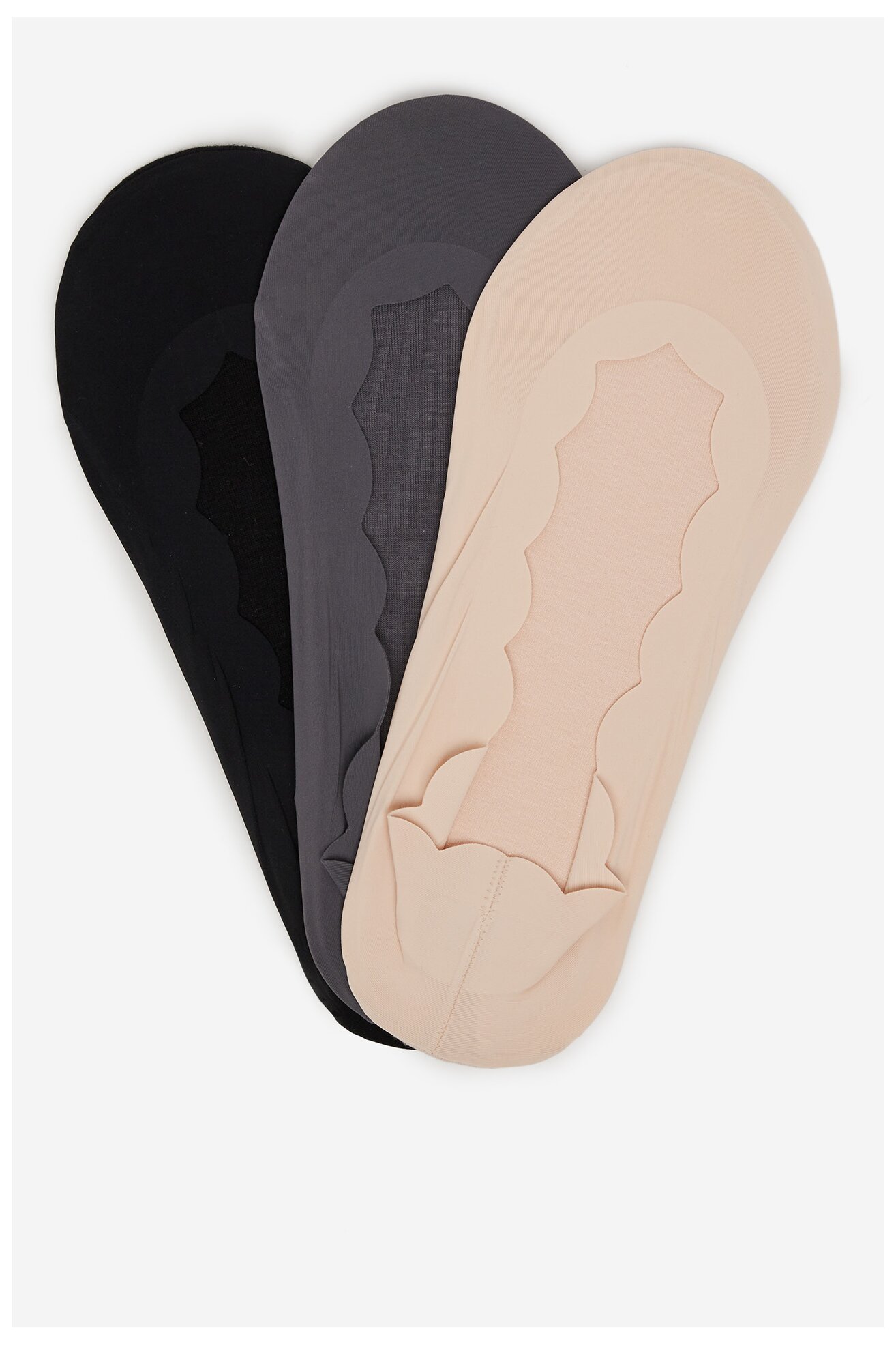 Skarpetki NINE WEST LA_NW_4WB_009_SS25 (3-PACK) BKACK/MIX Czarny