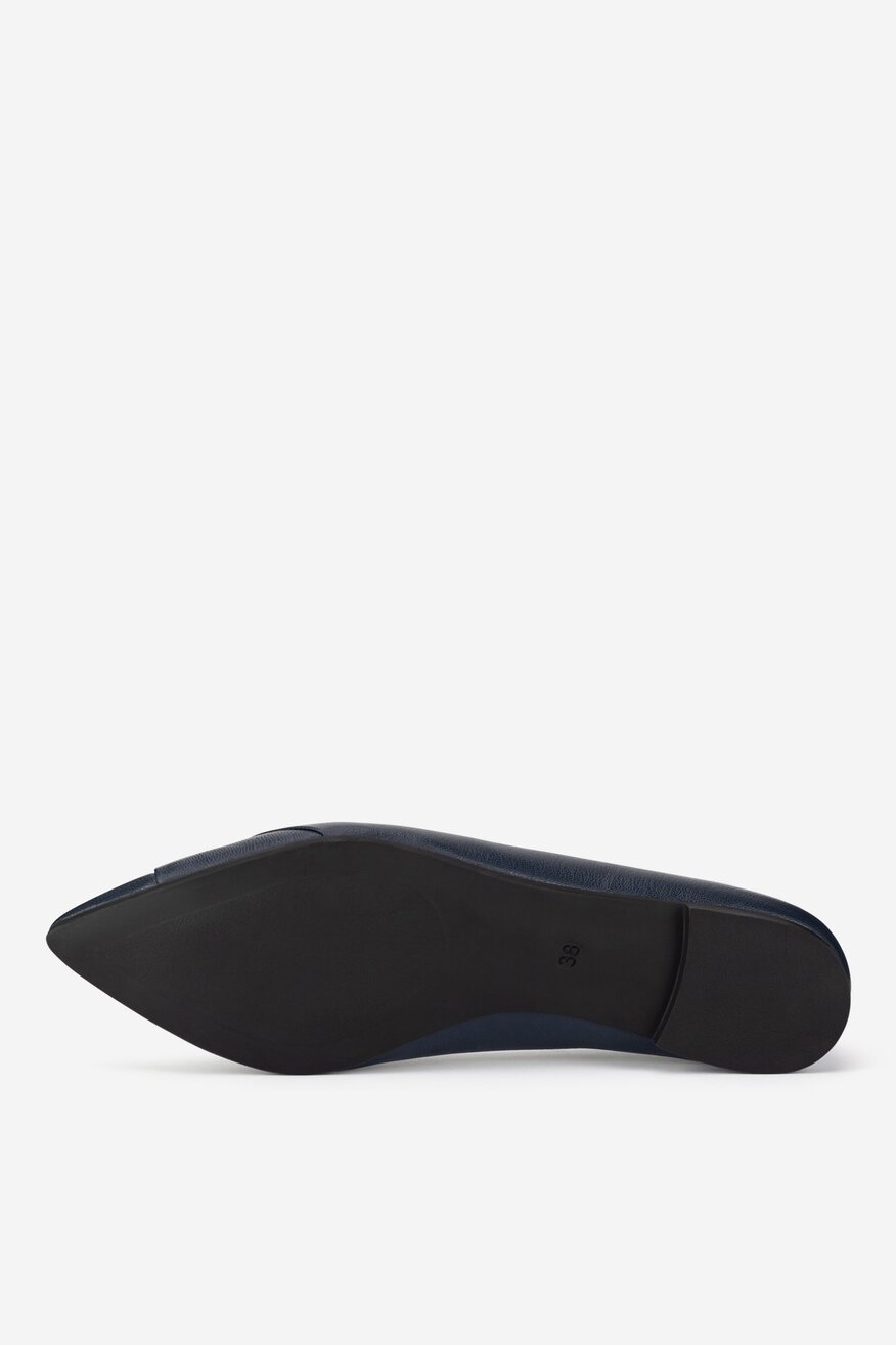 Lasocki - Baleriny skórzane - 5905588761105