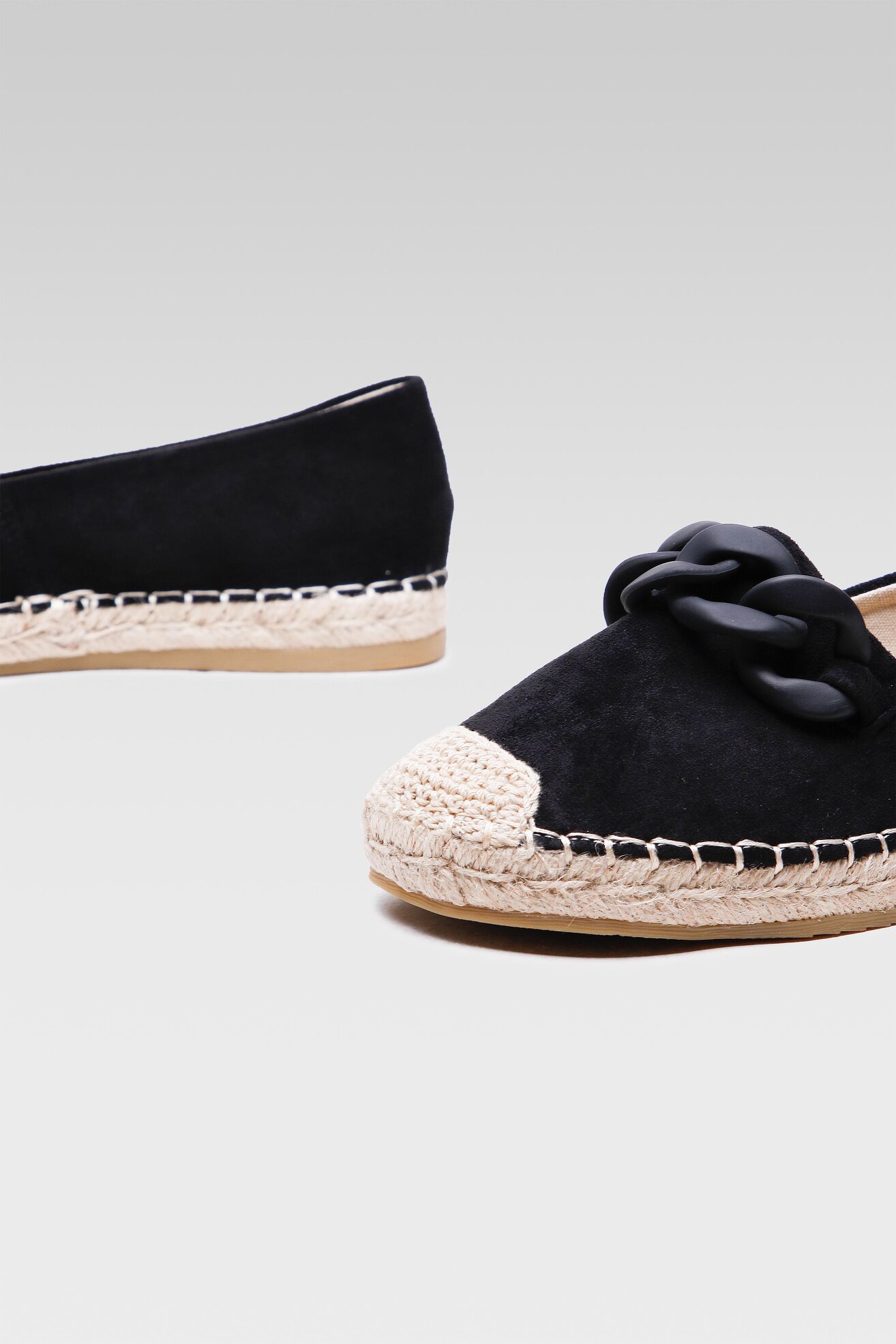 Espadrile DeeZee WSS20458-01 CRNA