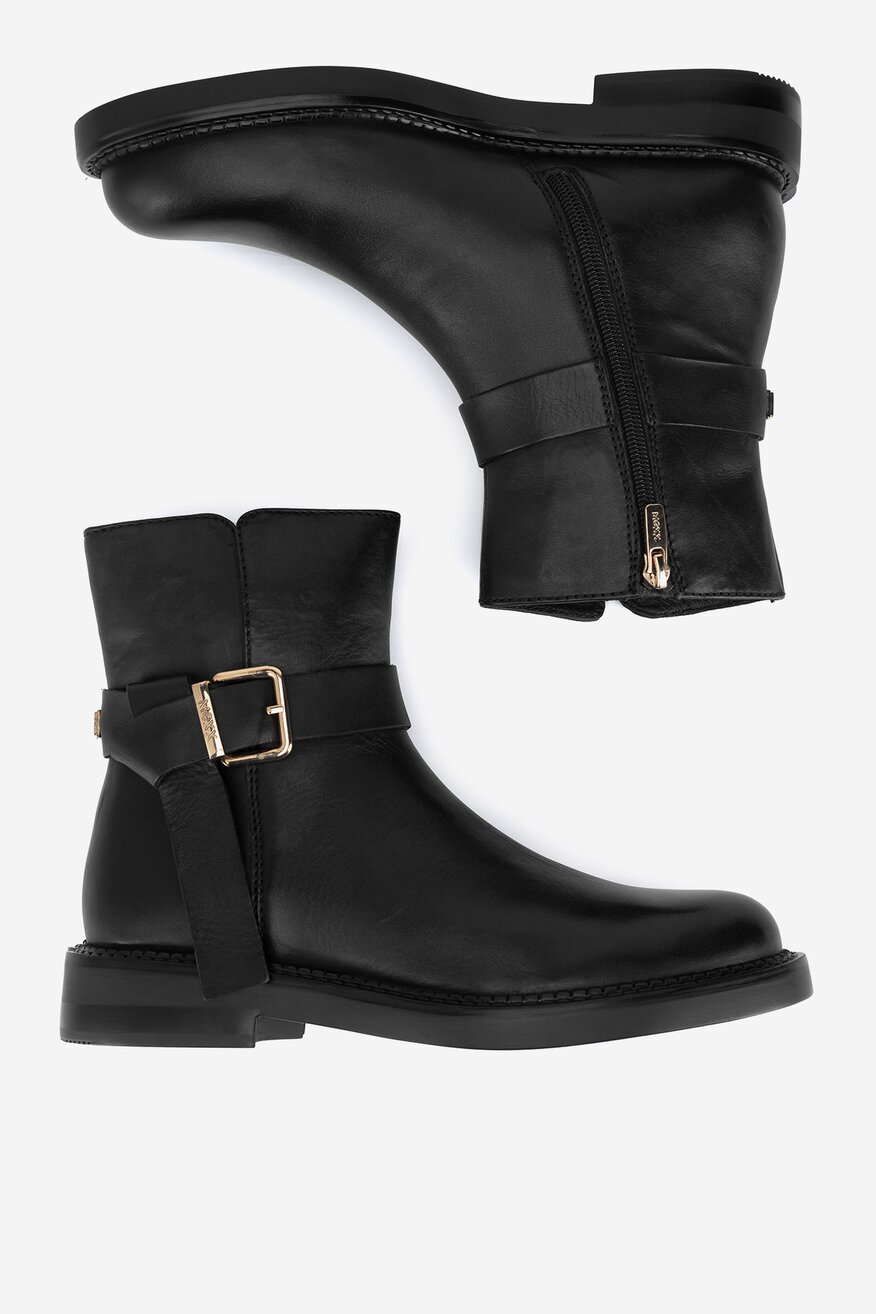 Mexx - Botki skórzane - 5905588997016