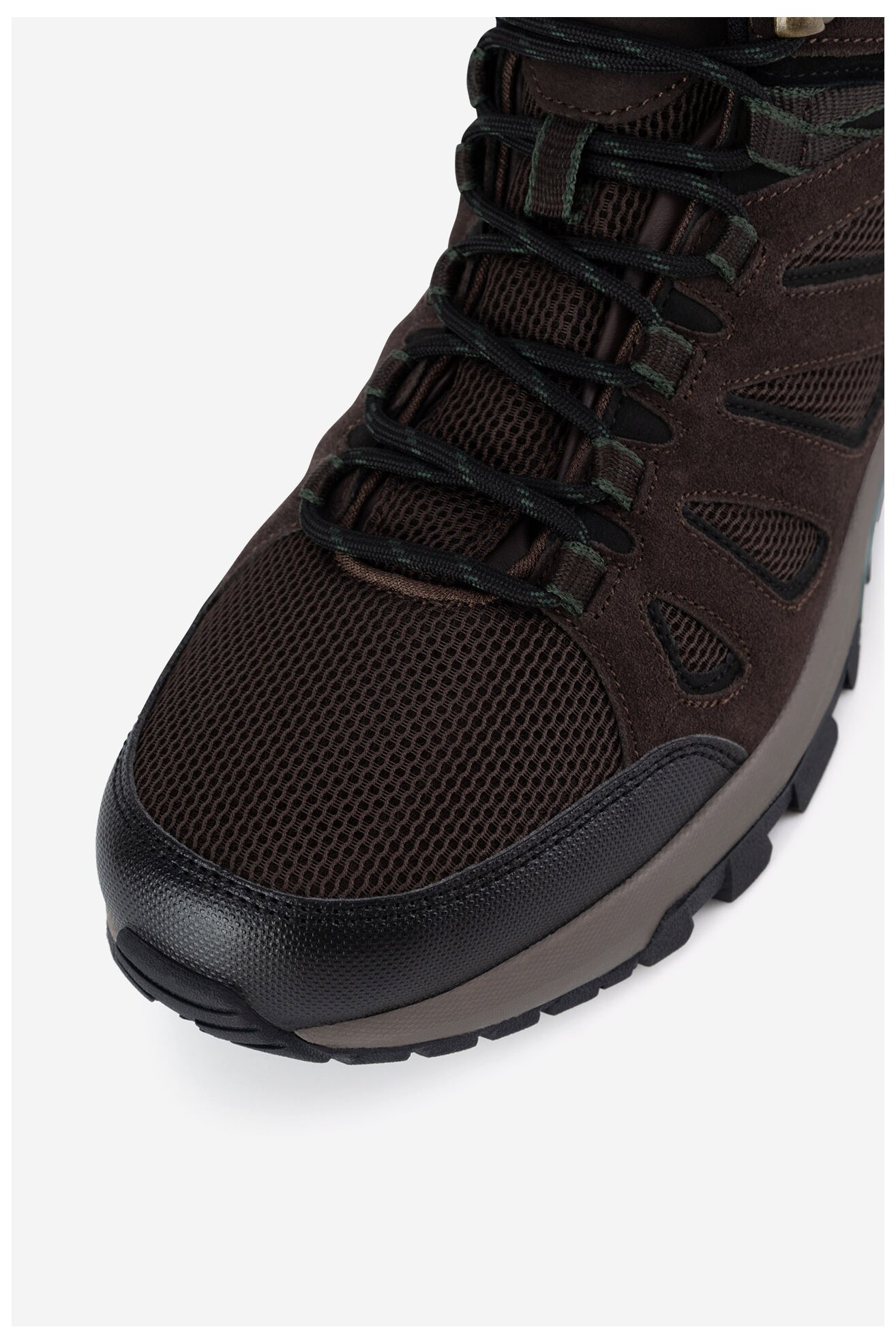 Túracipő HUNTER MASON MID HIKER WP BARNA