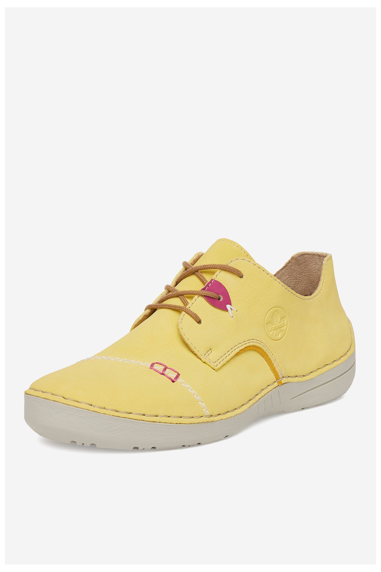 Pantofi casual Rieker 52528-68 GALBEN DESCHIS