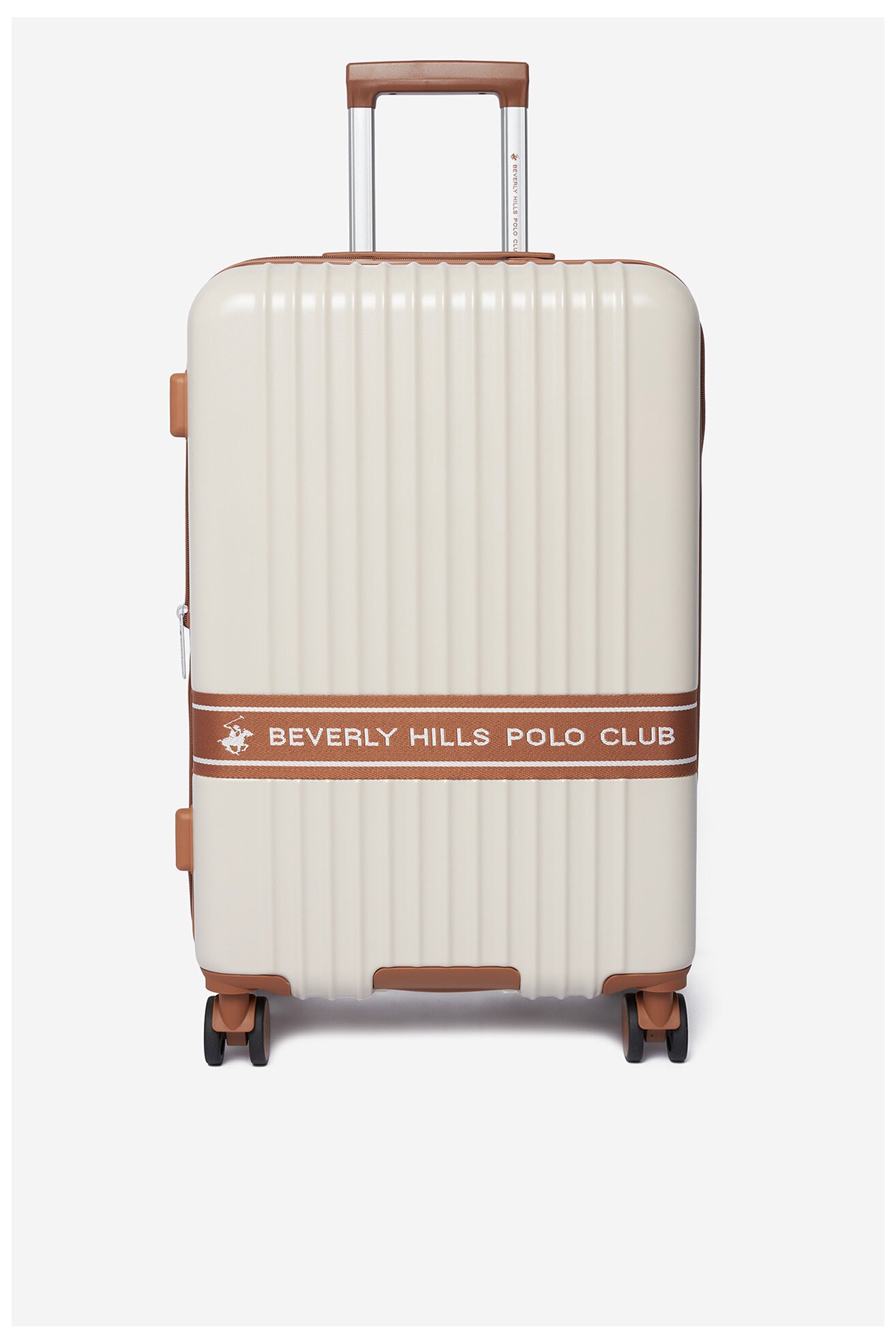 Walizka Beverly Hills Polo Club CEO-BHPC-WAL-008-M Beżowy