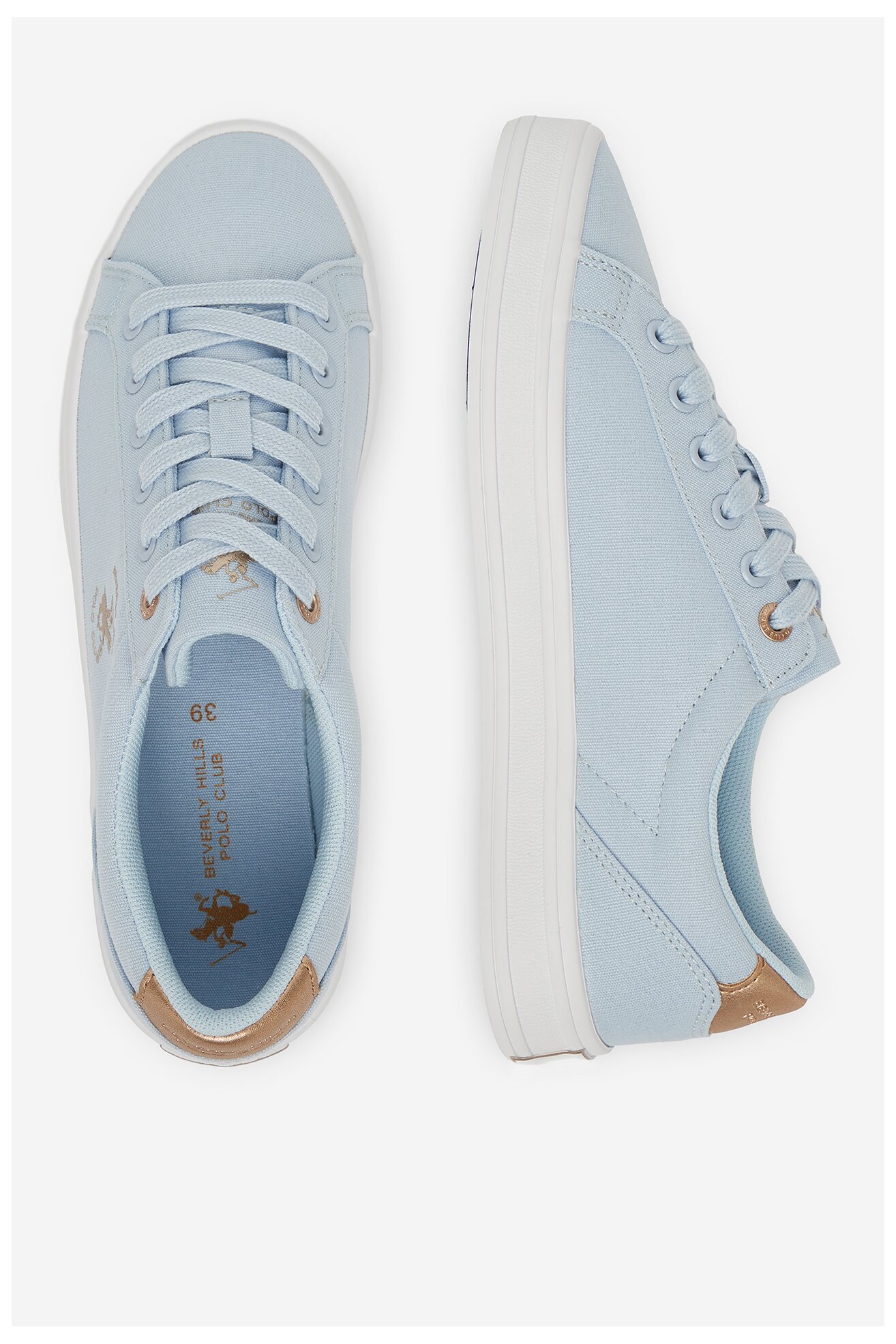 Vászoncipő Beverly Hills Polo Club V12-839 KÉK