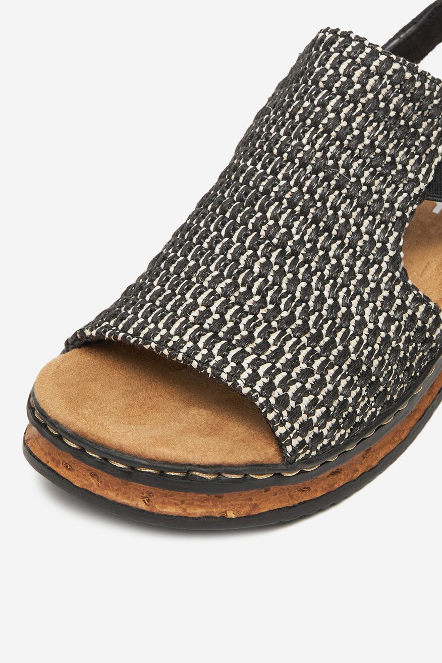 Rieker - Sandały na koturnie - 2230078425957