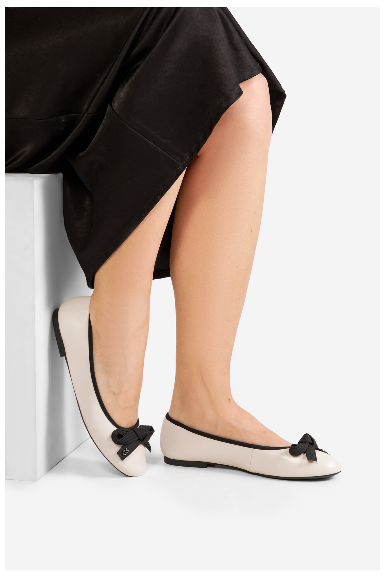 Baleriny Gino Rossi COZY-HS001-1-2 Ivory