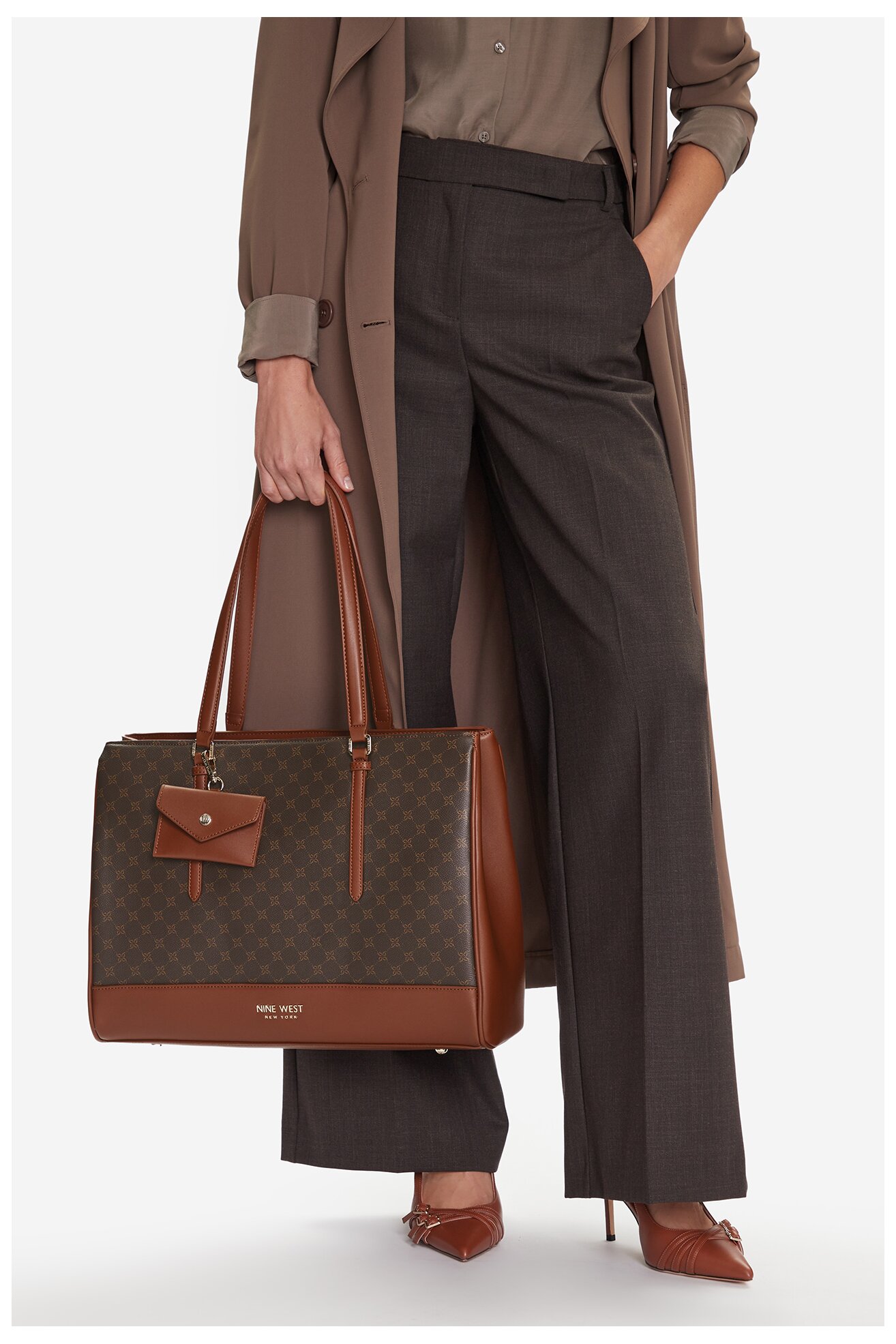 Дамска чанта NINE WEST C-TANANA-KY253 КАМЕЛ