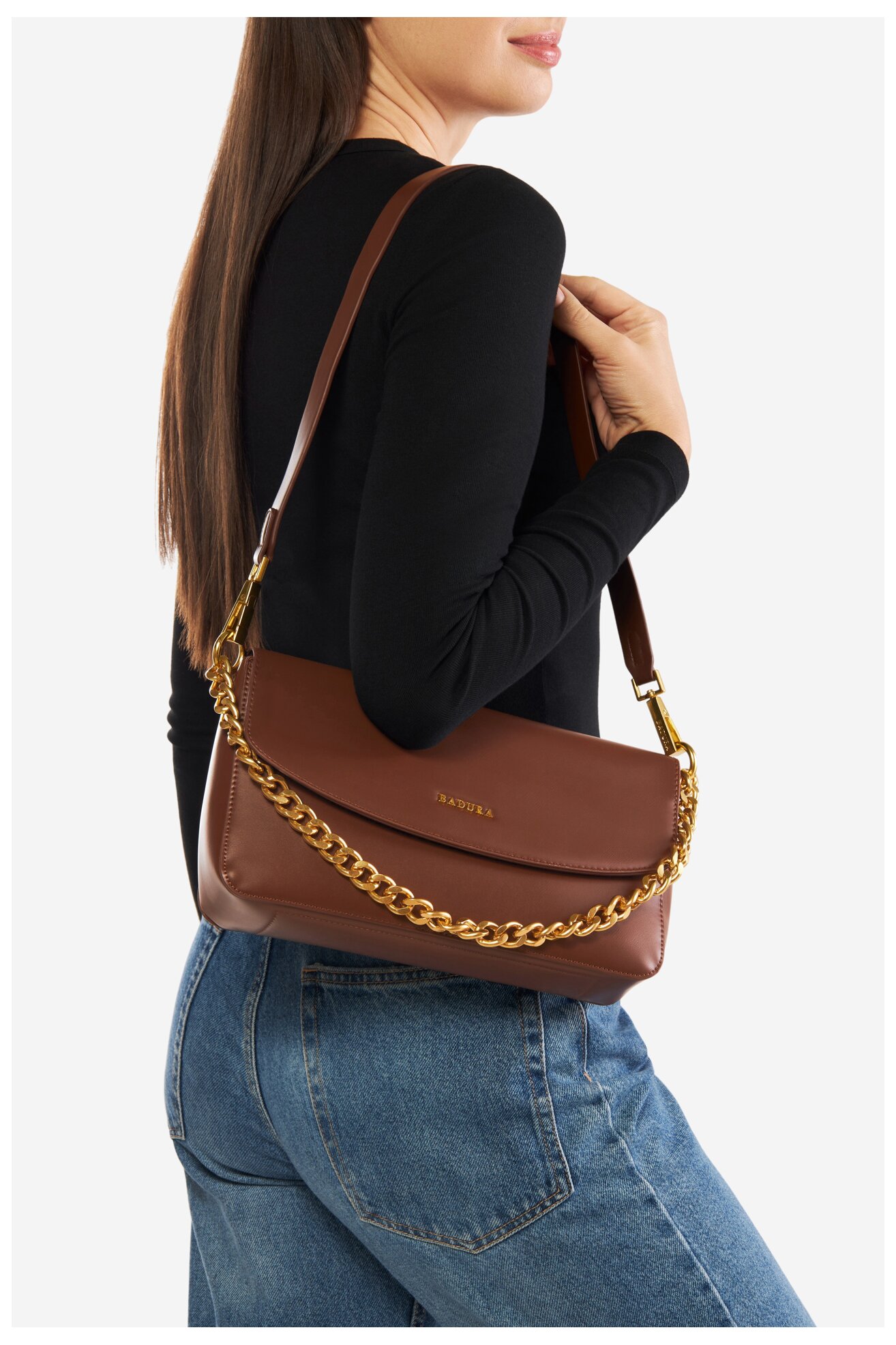 Kézitáska Badura BHA7241-BR BARNA