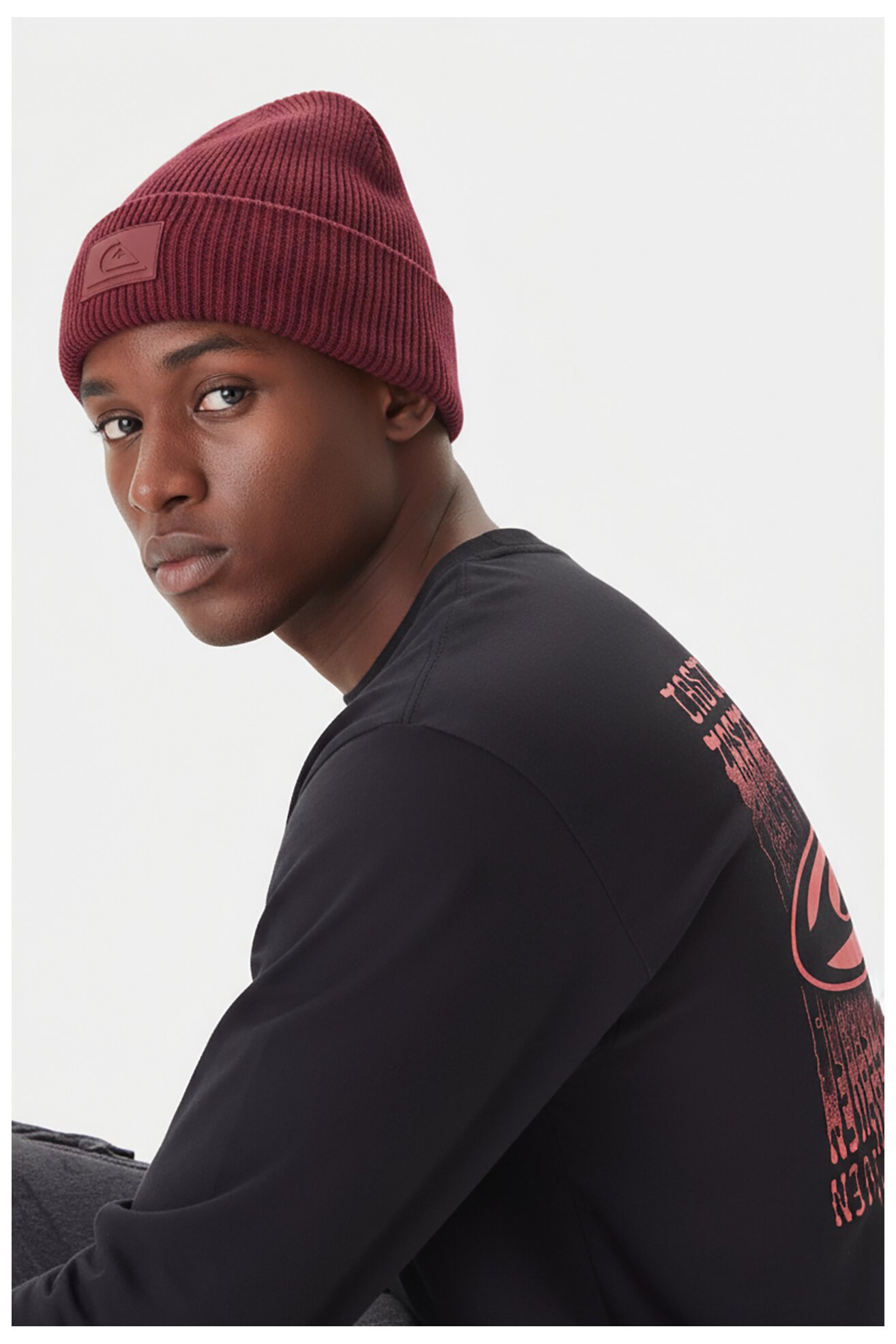 Férfi sapka QUIKSILVER CEO-QS-M3-001-AW25 BORDÓ