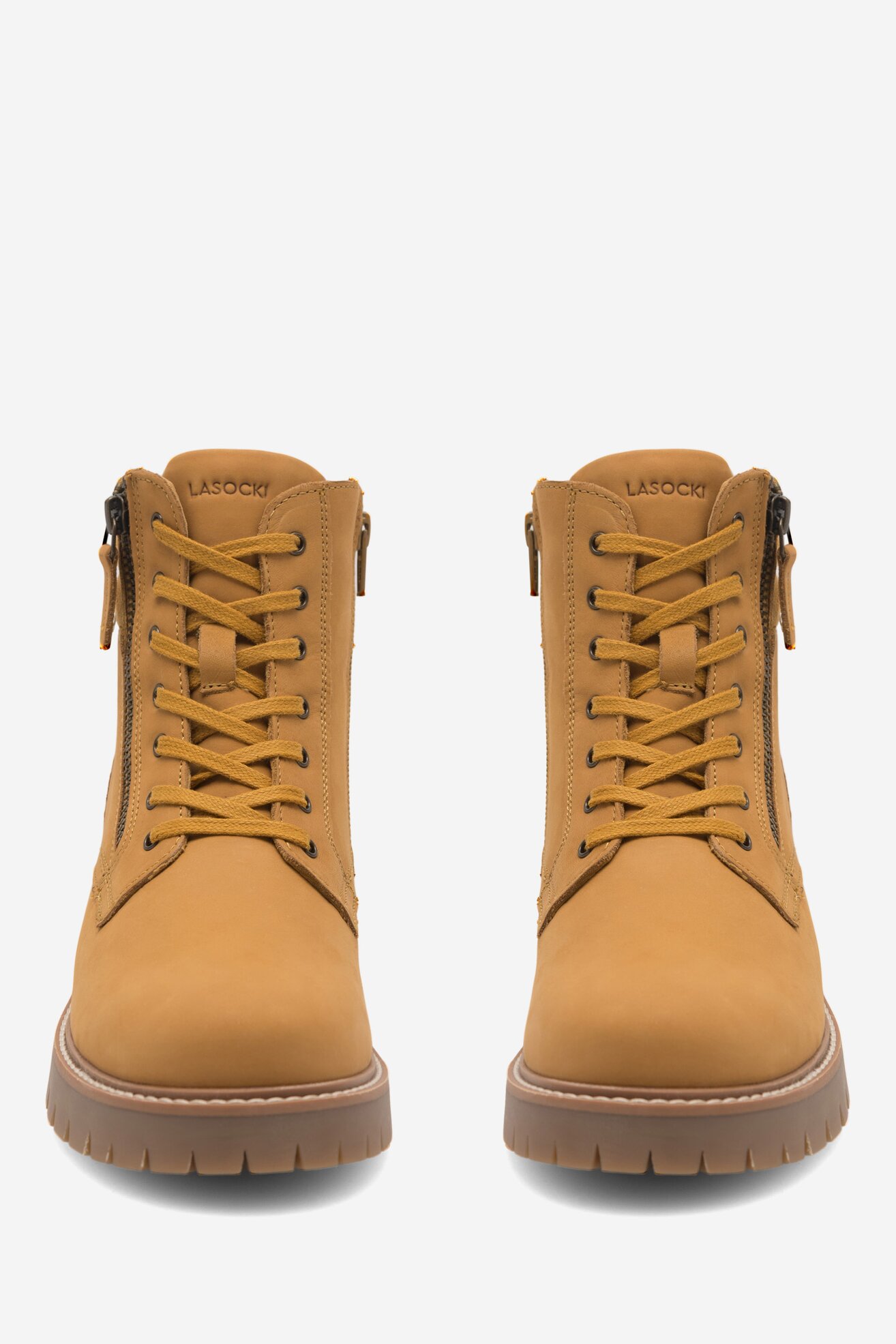 Šněrovací vyšší obuv Lasocki Young RIVER BI12-8468-03 CAMEL