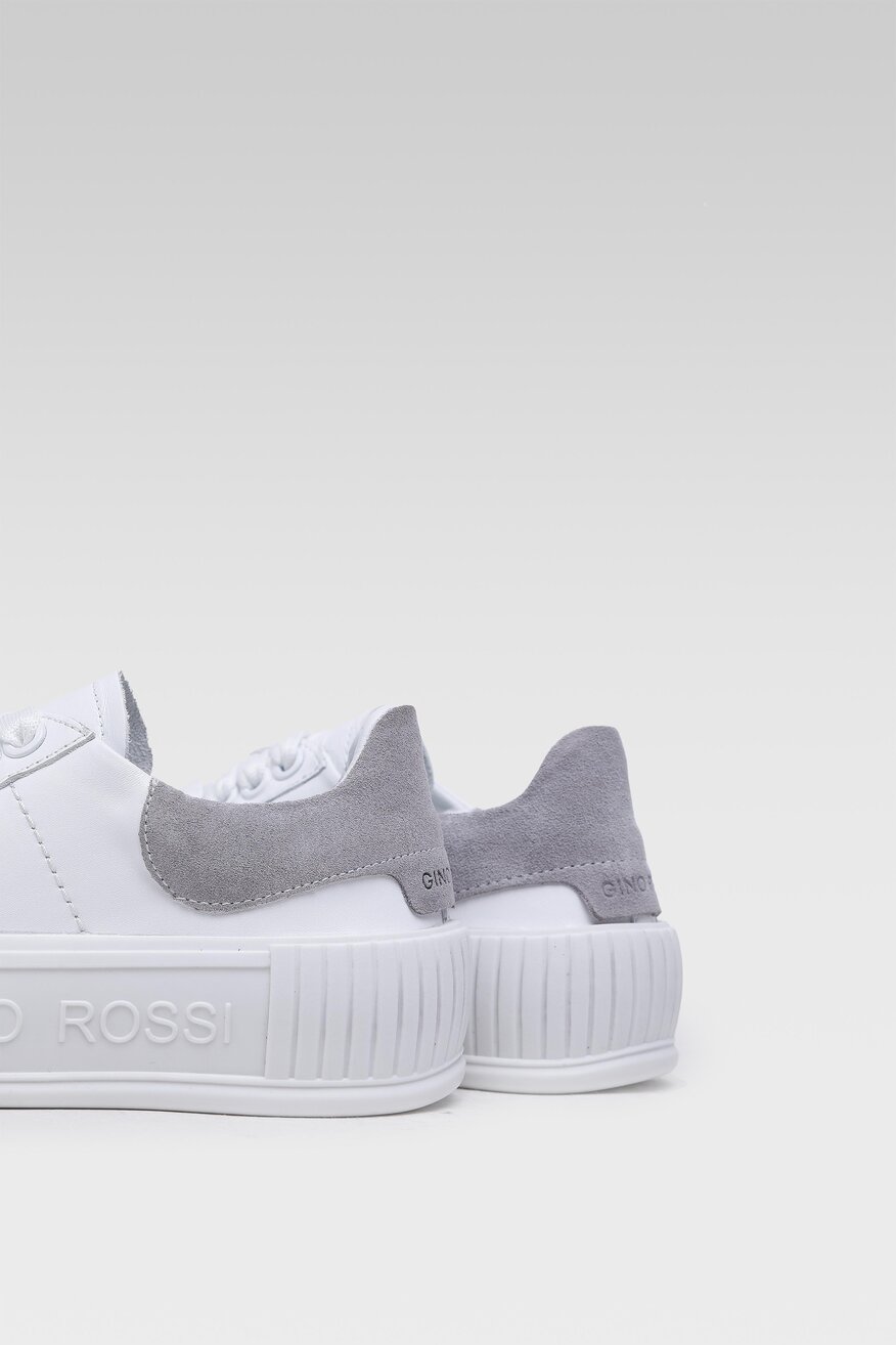 
                Gino Rossi Sport - Skórzane sneakersy pastelowe - 5904248717070