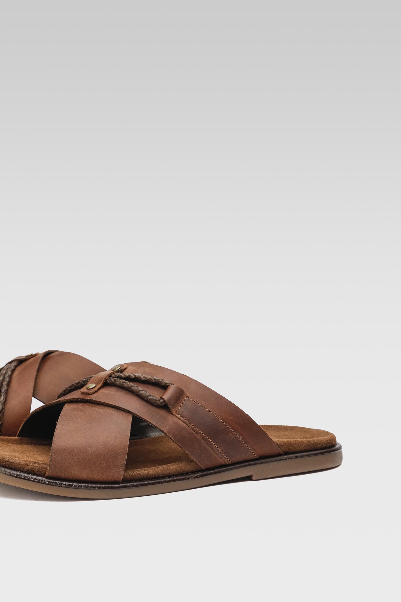 Klapki Gino Rossi MB-WESTIN-22 Brązowy