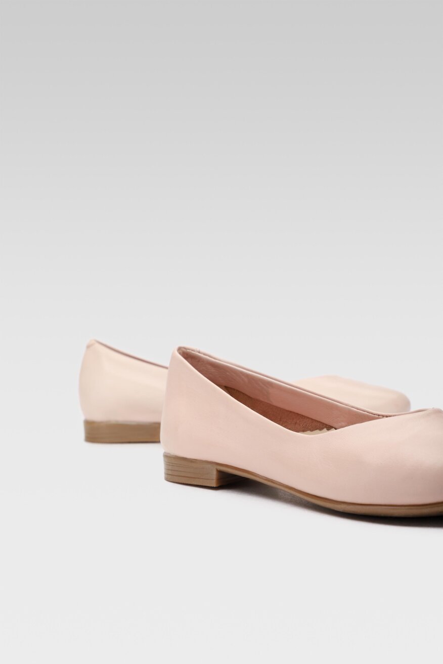 Lasocki Young - Skórzane półbuty pastelowe - 5903698545233