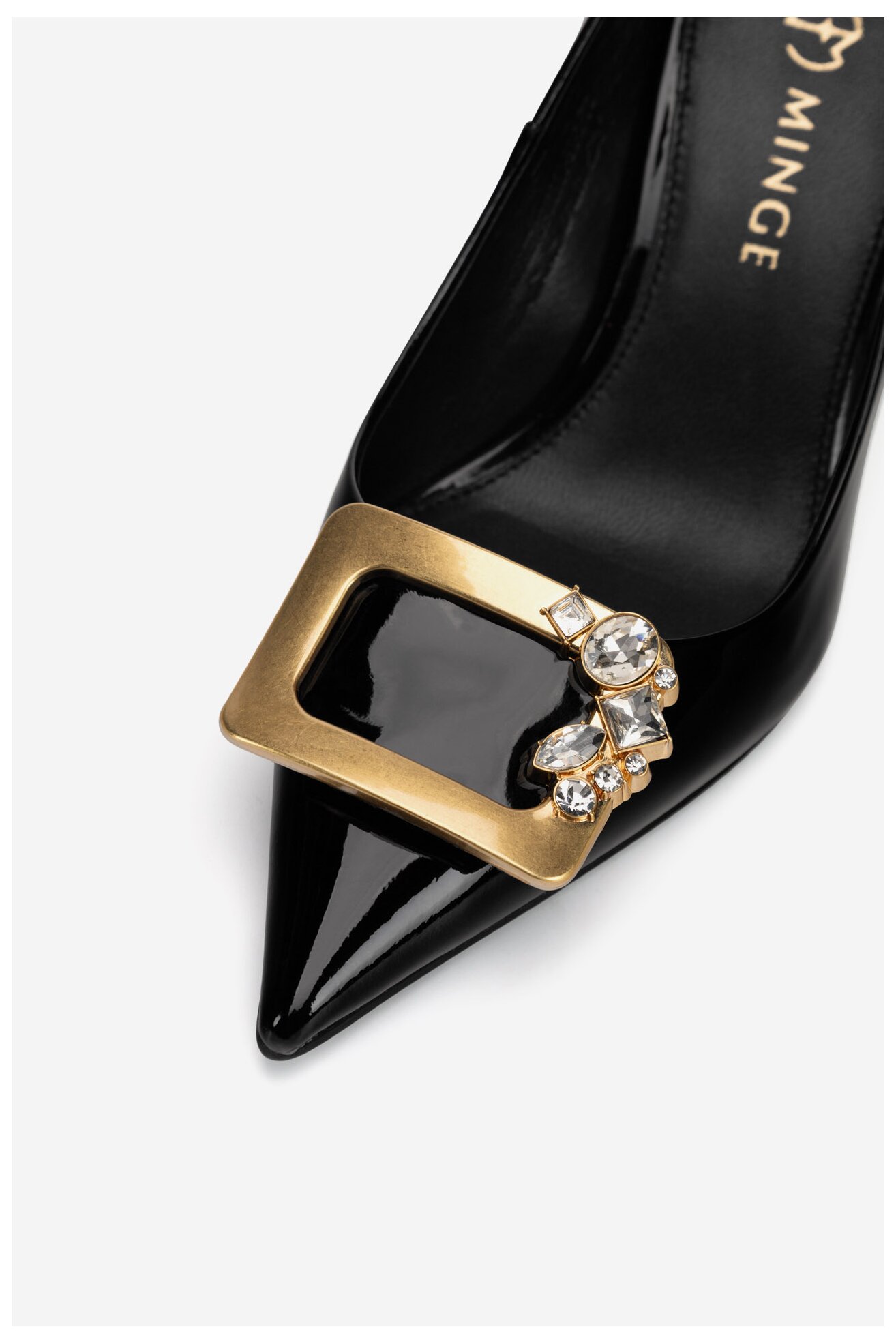 Czółenka EVA MINGE AUBRETIA-V1560-98-1 Czarny