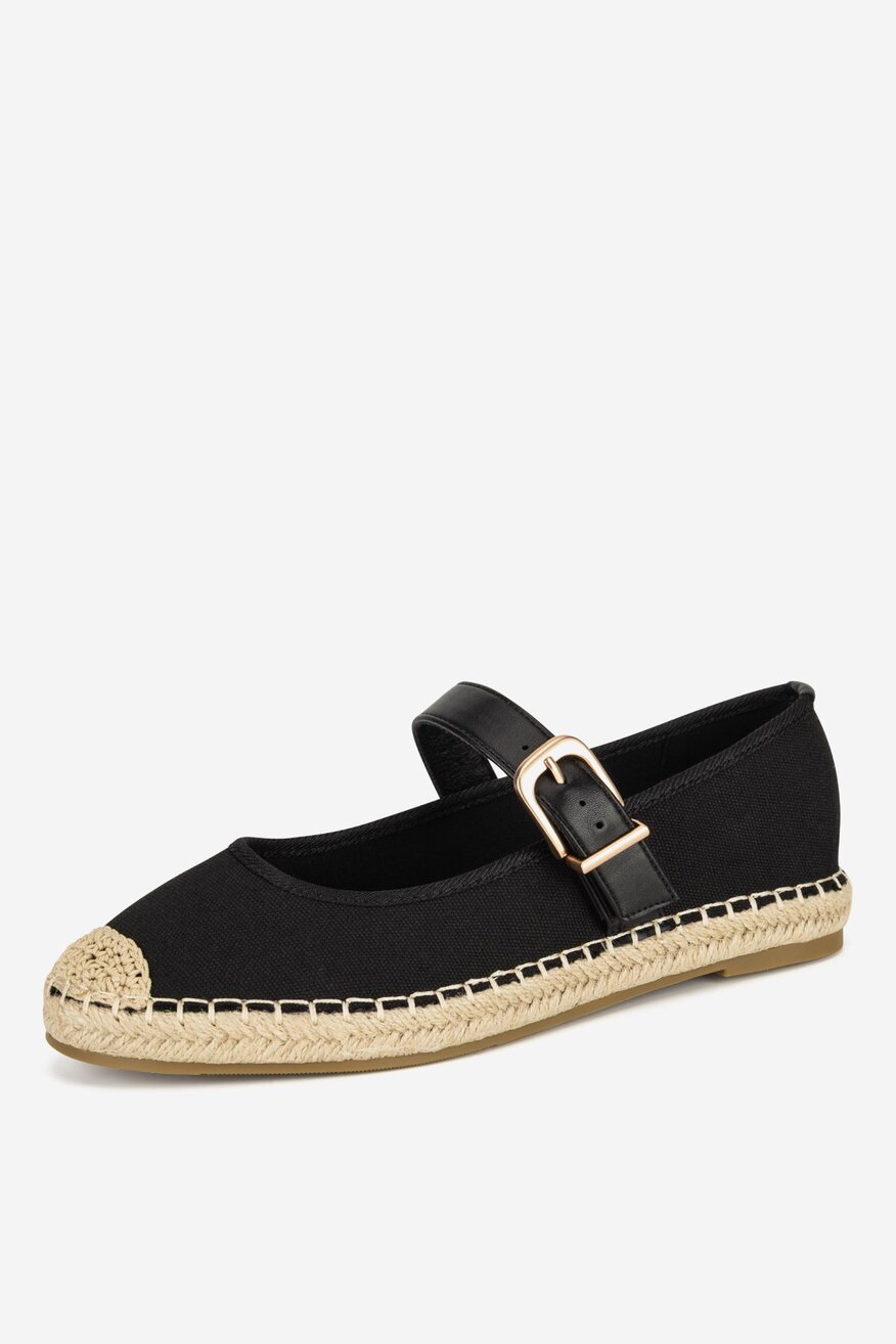 Espadrile Jenny NEGRU - 5906751017630