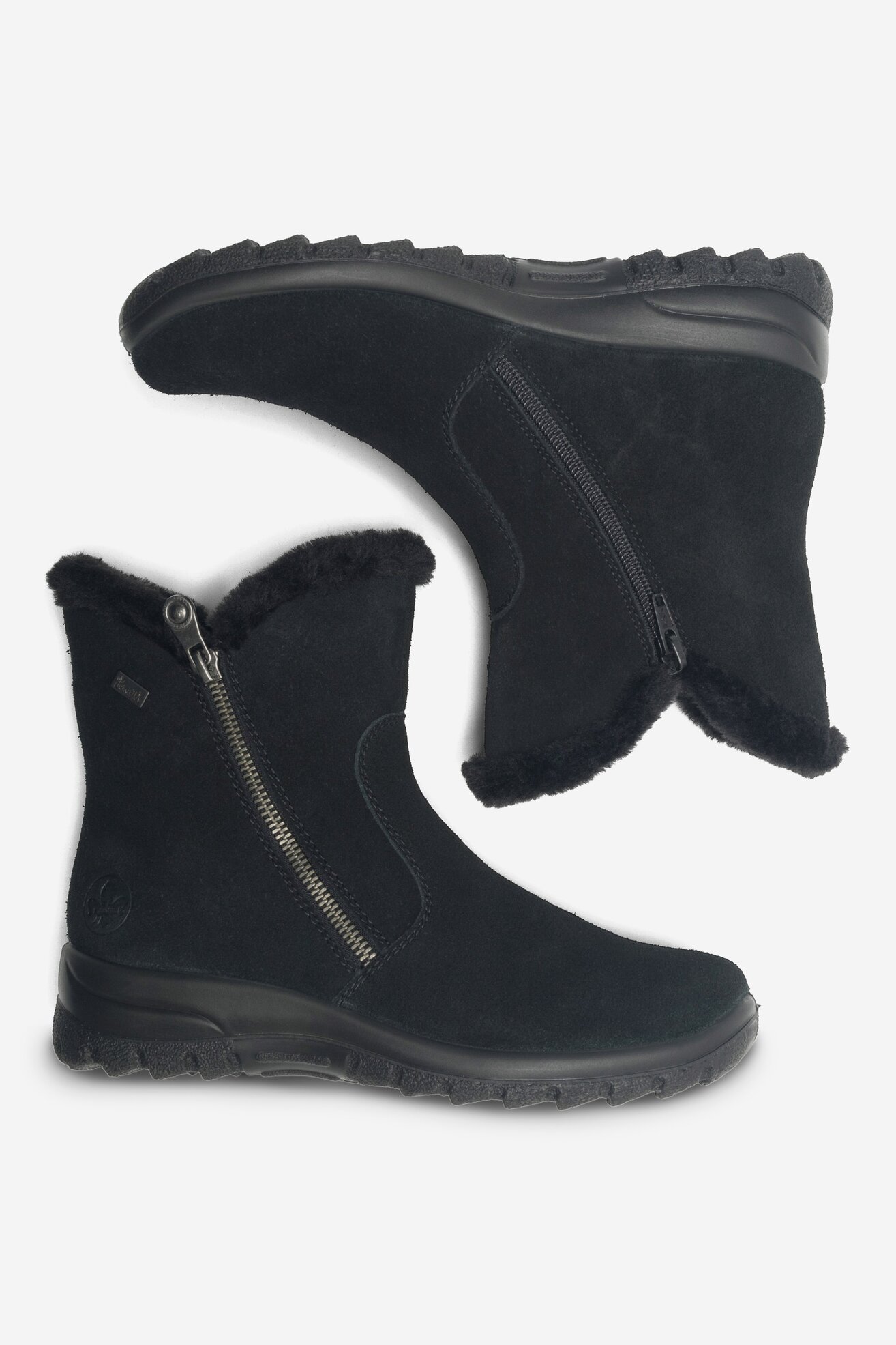 Kratke čizme Rieker L7162-00 CRNA