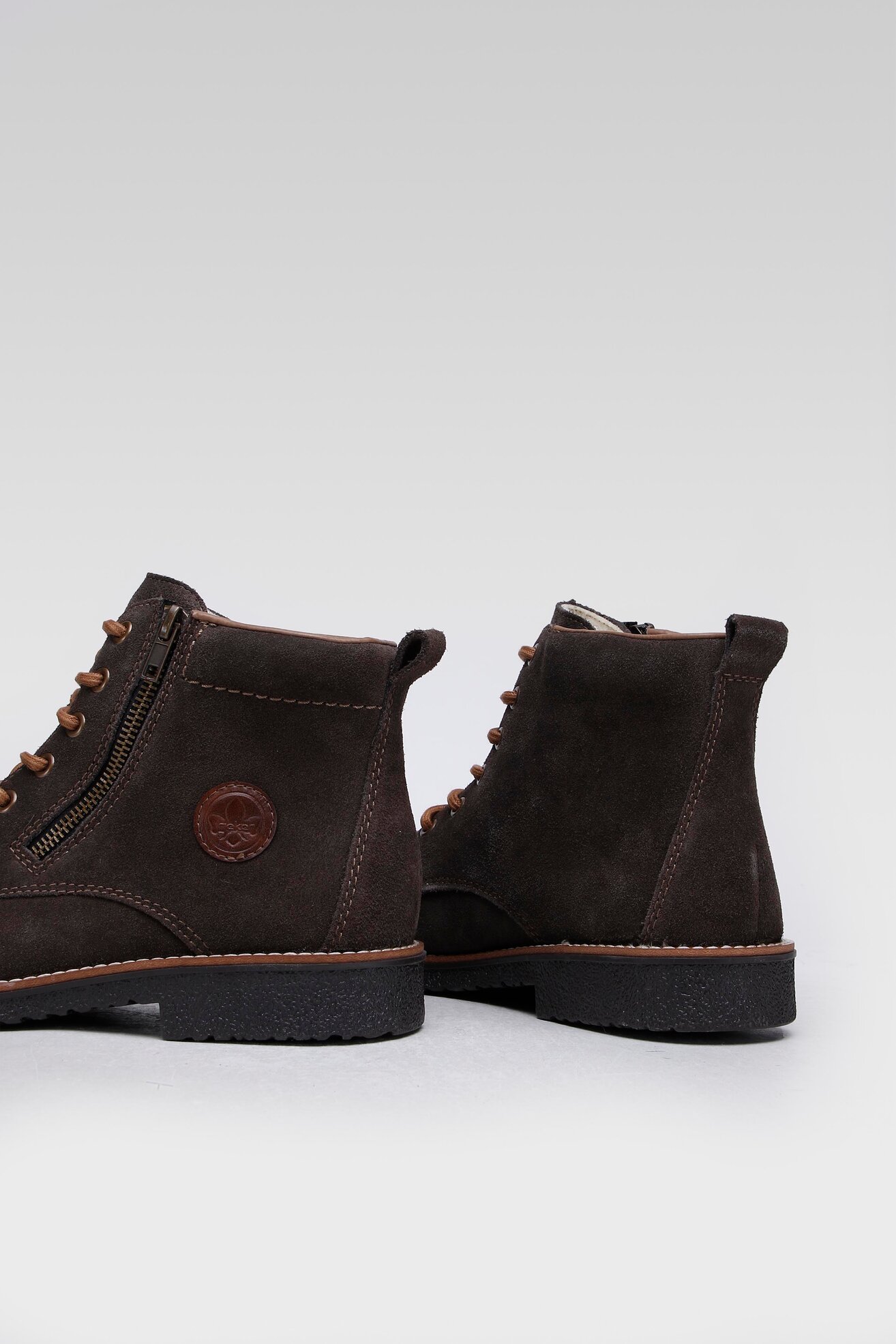 Trzewiki Rieker 33643-25A Brązowy ciemny