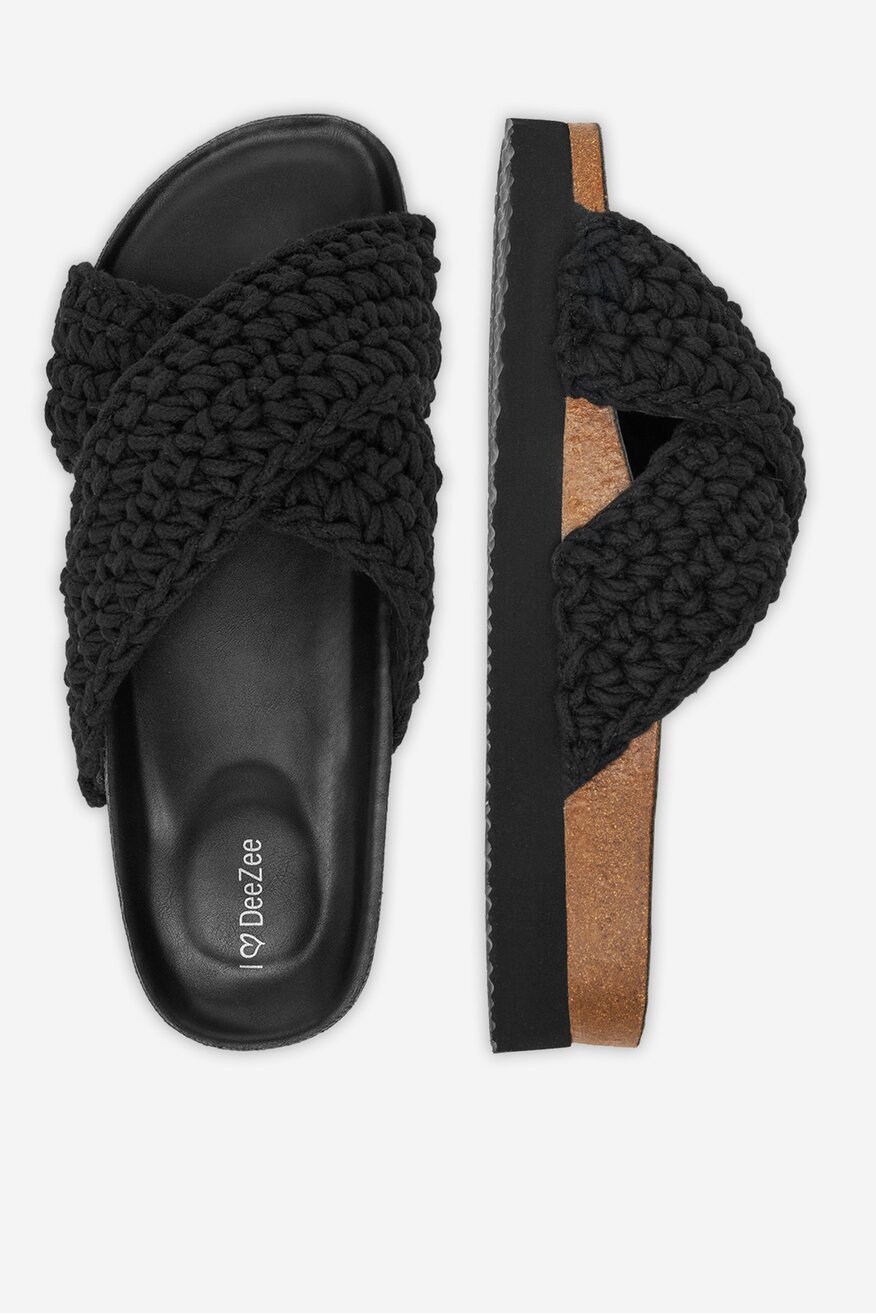 Șlapi DeeZee NEGRU - 5904410835762