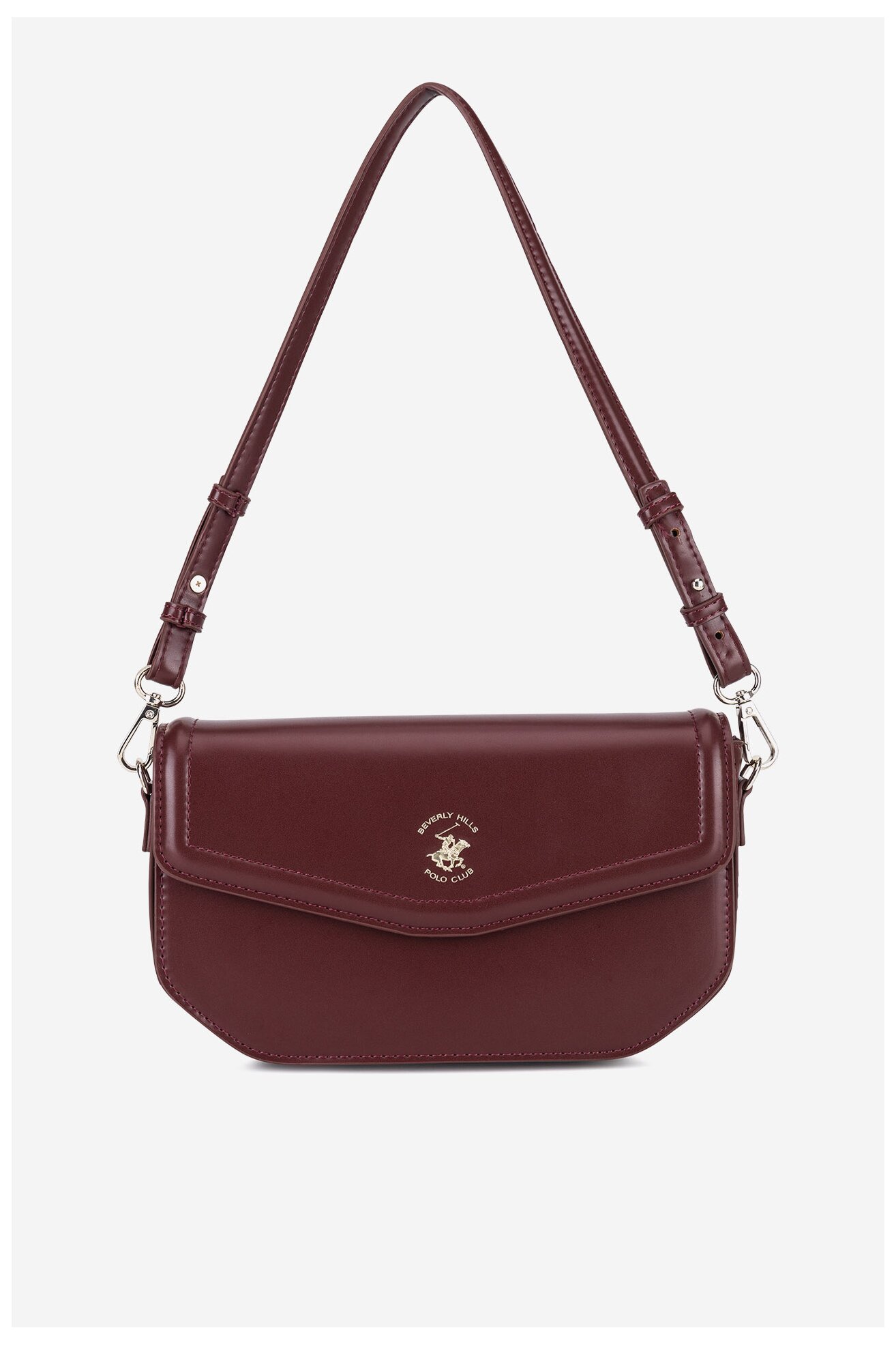 Torebka Beverly Hills Polo Club BHPC-L-001-06 Bordowy