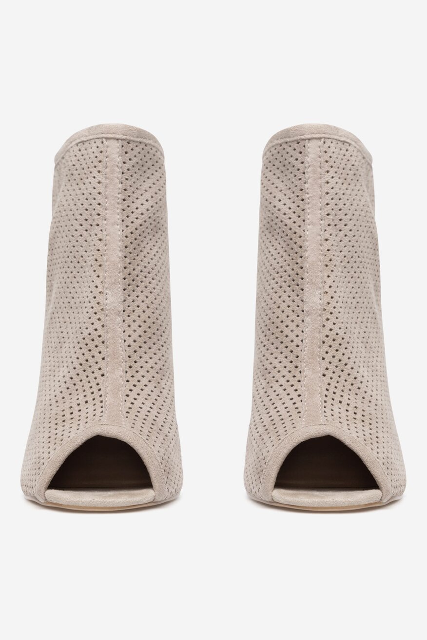 
                Sergio Bardi - Botki zamszowe na słupku - 5905588497530