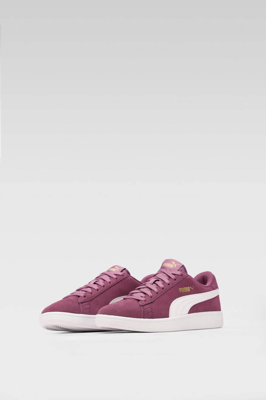 Puma - Skórzane obuwie sportowe fioletowe - 5903698293899