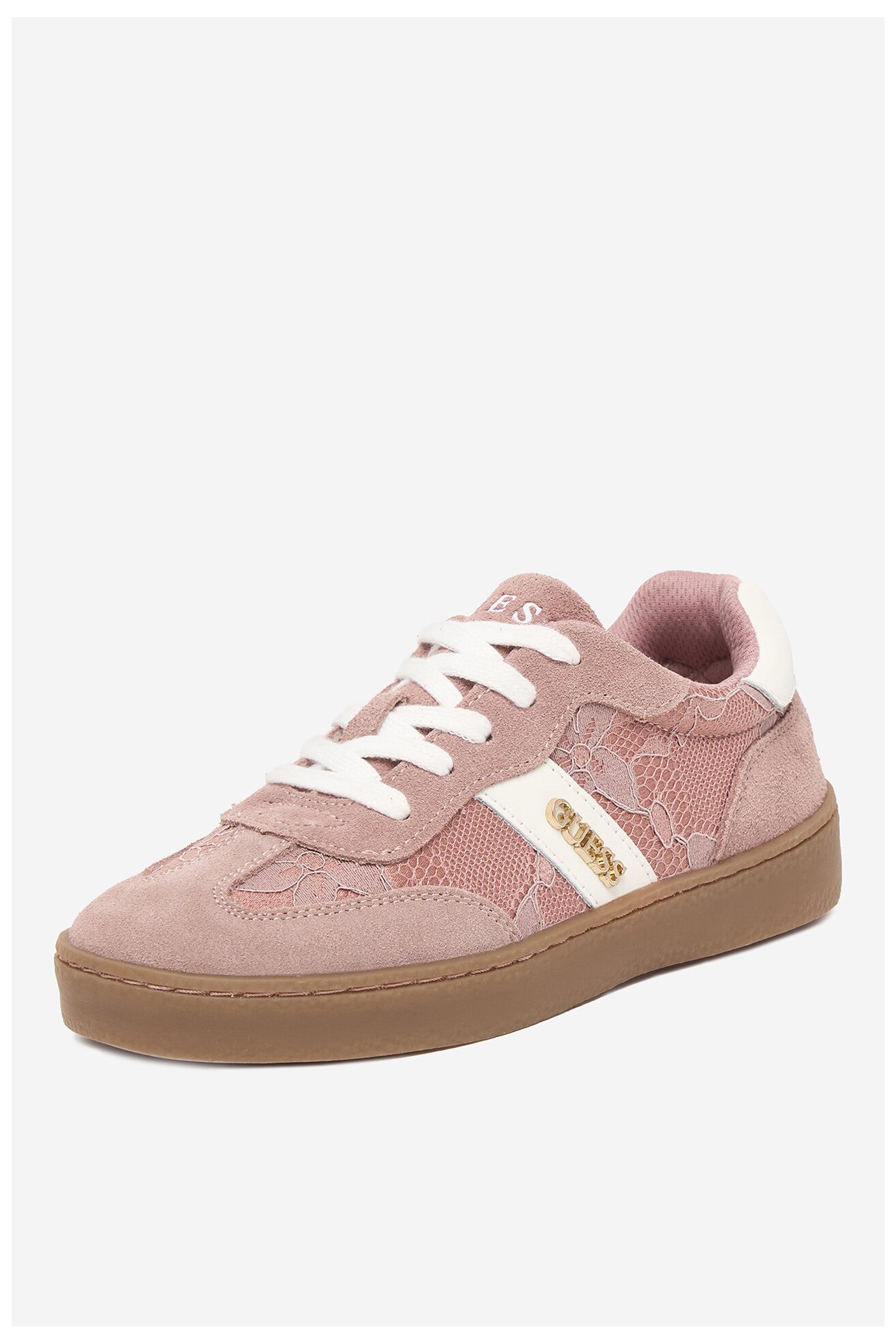 Sneakers GUESS CEO-AVO-LACE Różowy jasny