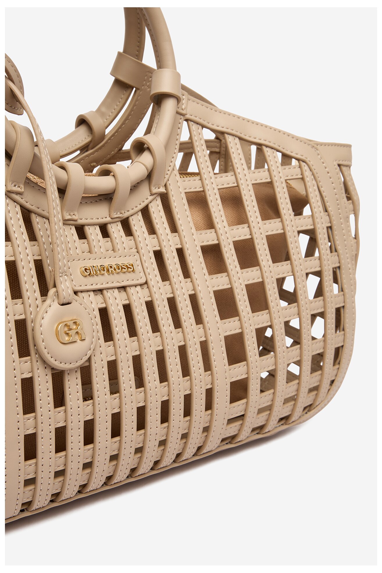 Сумка З Ремінцем Gino Rossi EO-LDA9109 БЕЖЕВИЙ