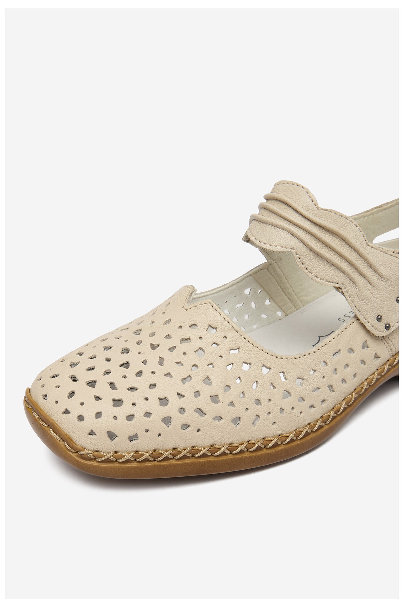 Półbuty Rieker CEO-41399-60 Beżowy